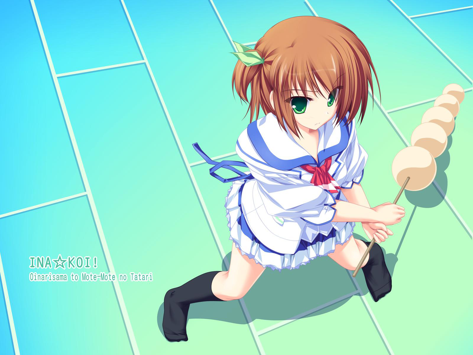 green_eyes, inakoi, midou_chihiro, ribbons