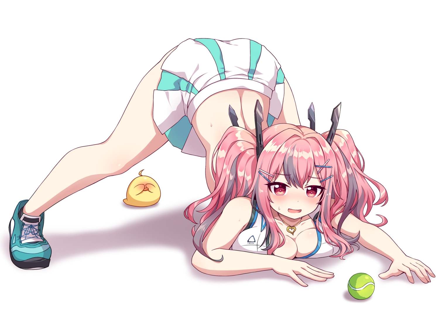 animal, anthropomorphism, azur_lane, ball, bird, breasts, bremerton_(azur_lane), caramell0501