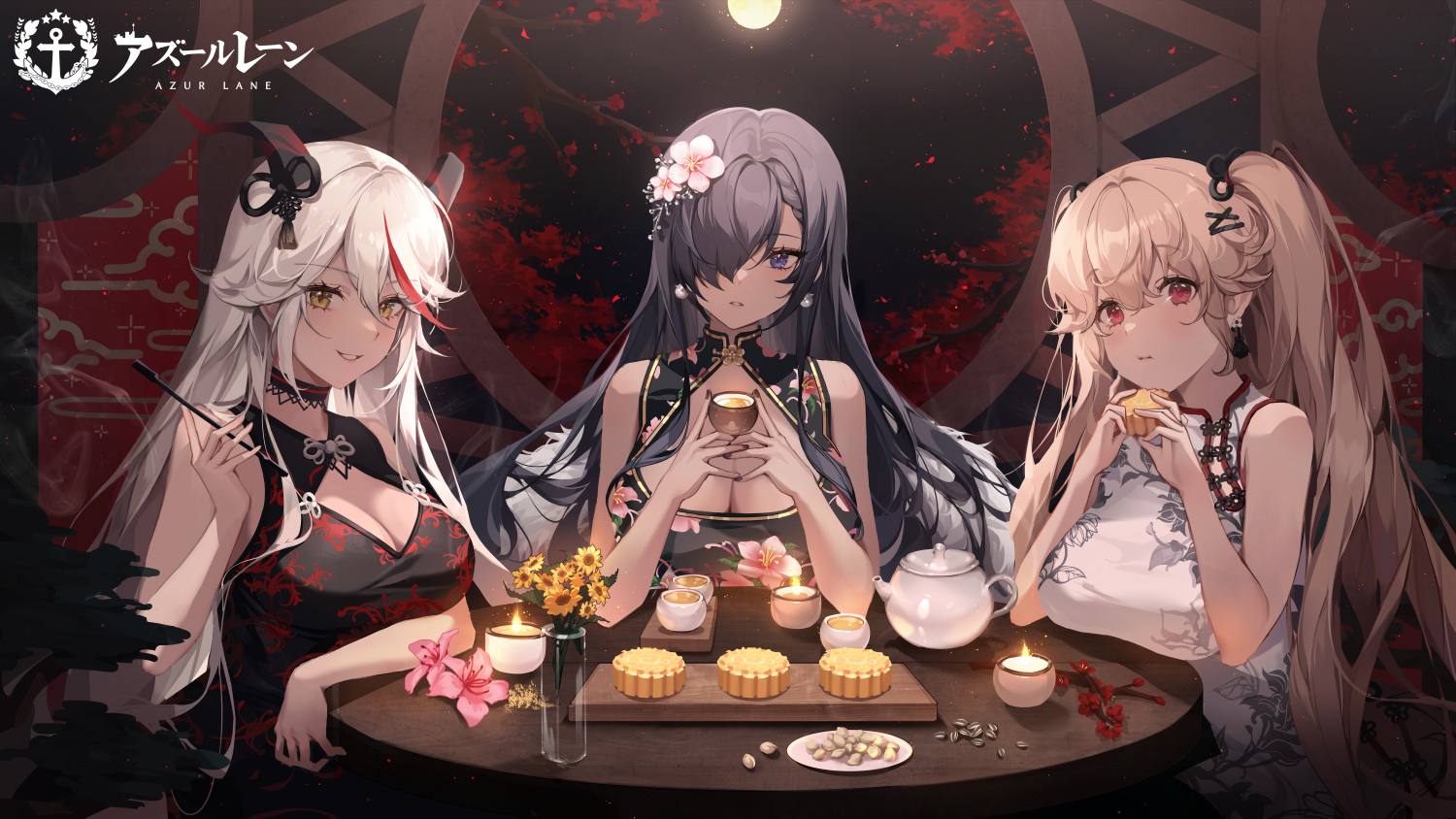 aegir_(azur_lane), aliasing, anchorage_(azur_lane), anthropomorphism, august_von_parseval_(azur_lane), azur_lane, braids, breasts