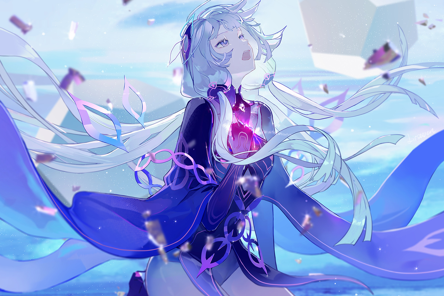 lirseven, polychromatic, synthesizer_v, vocaloid, xingchen