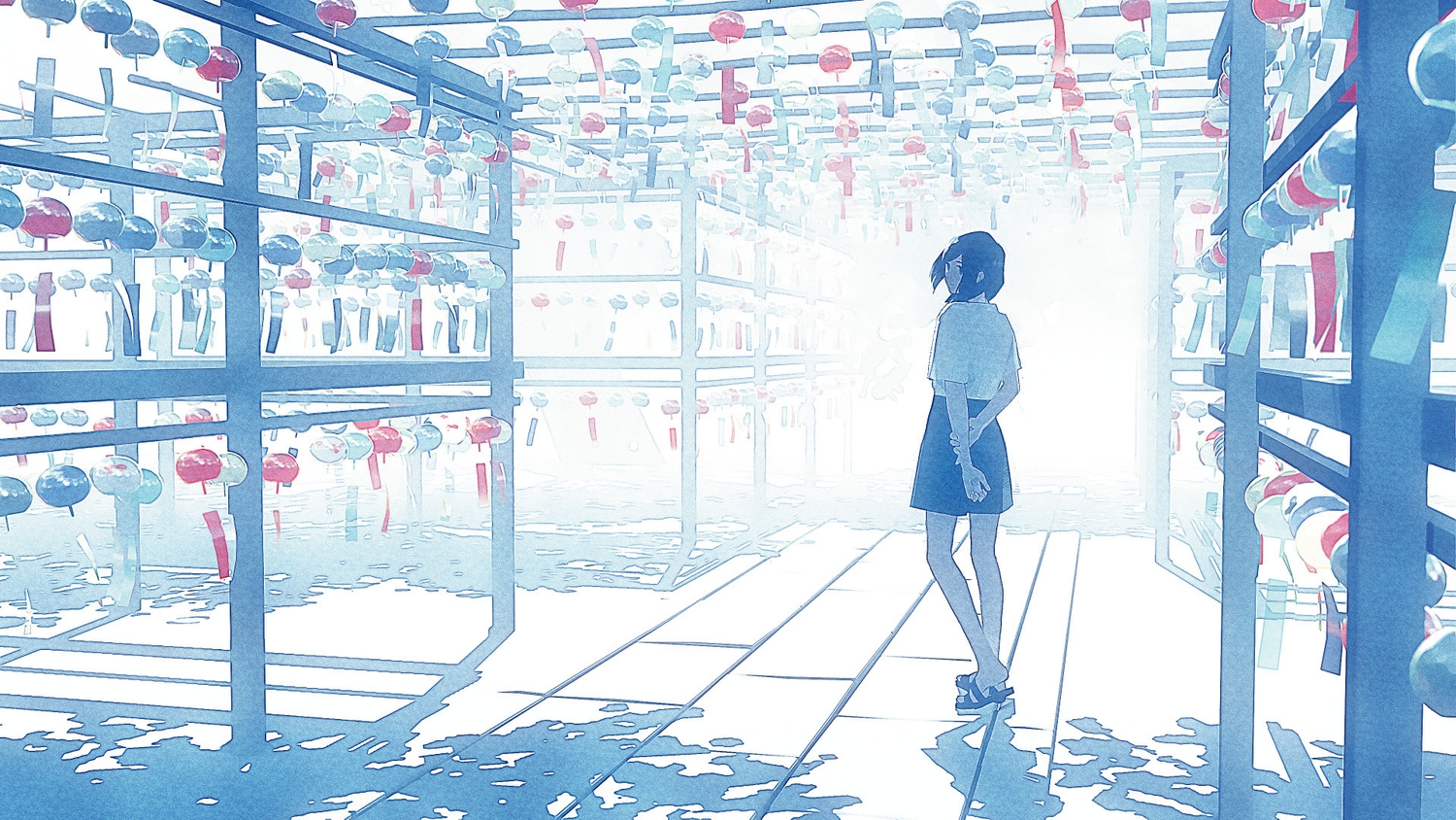 oomiya_io, original, polychromatic, summer