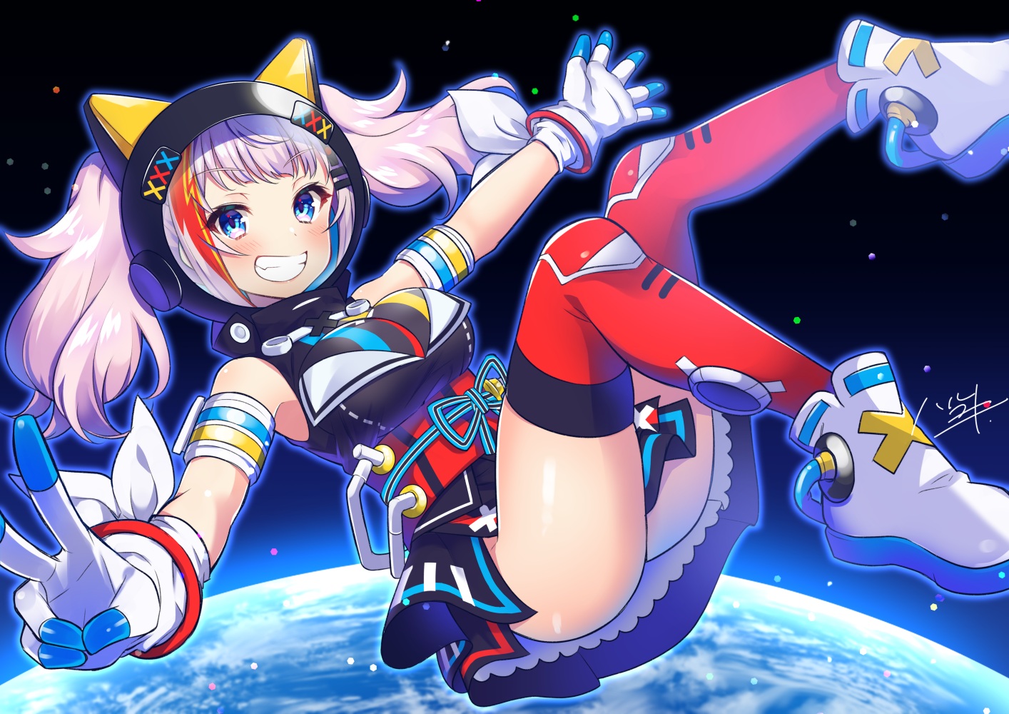haruyuki_14, kaguya_luna, signed, space, the_moon_studio