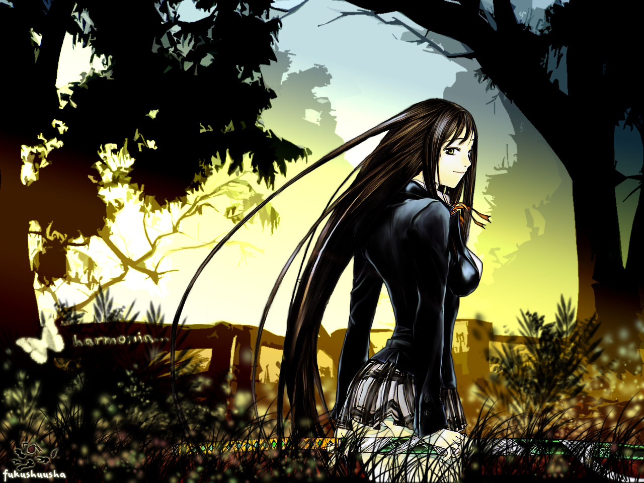 long_hair, natsume_aya, oh_great, tenjou_tenge
