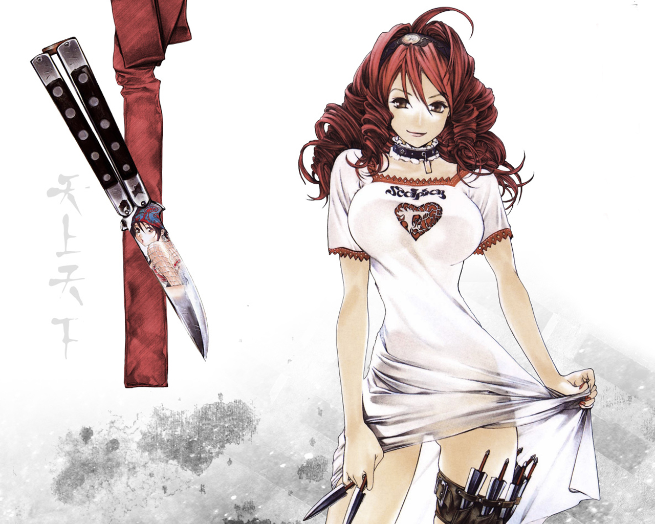 isuzu_emi, knife, tenjou_tenge