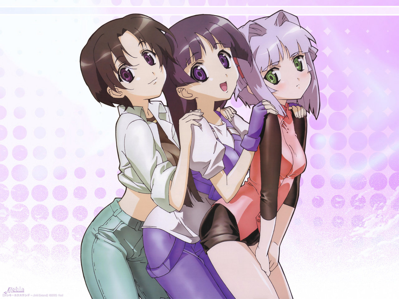jinki_extend, kousaka_minami, kousaka_rui, tsuzaki_aoba