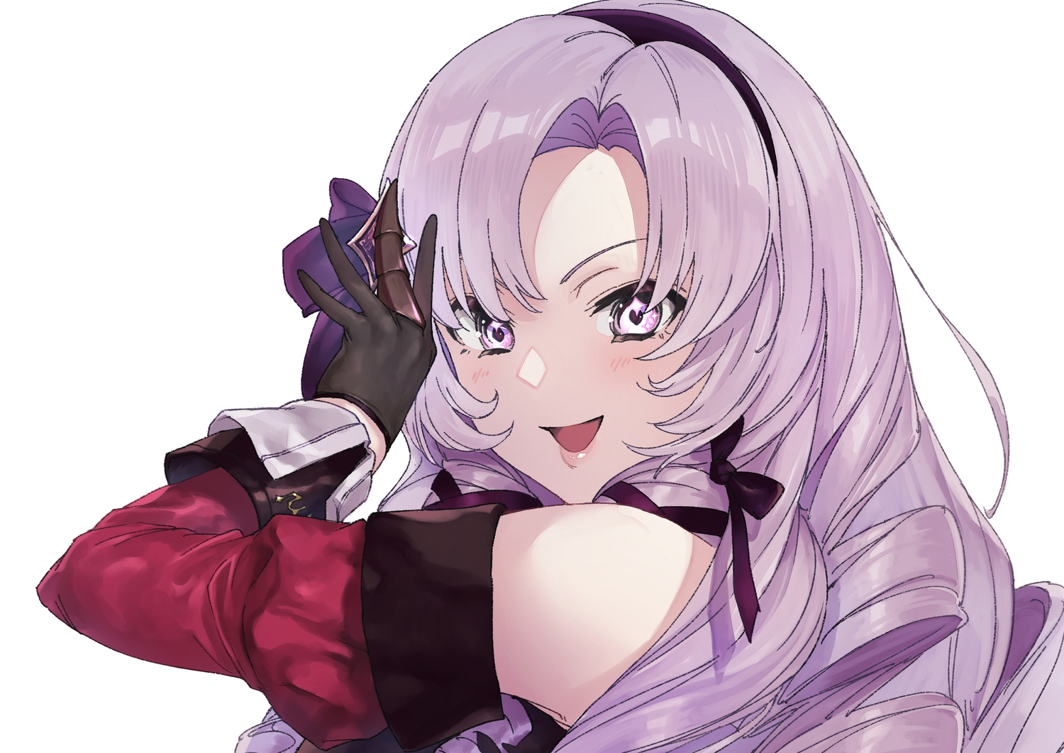 close, headband, hyakumantenbara_salome, long_hair, mao_san, nijisanji, purple_eyes, purple_hair