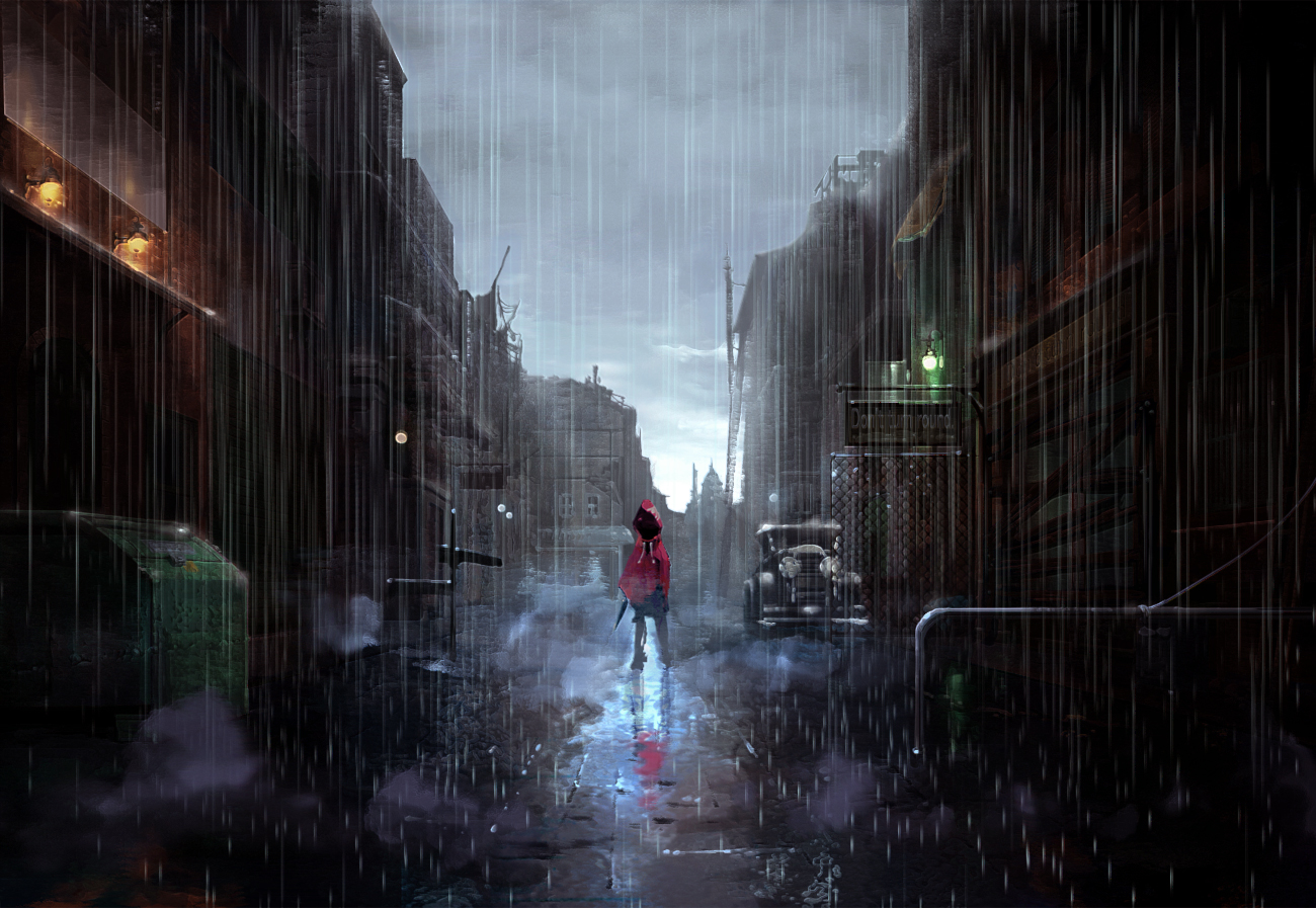 building, car, city, dark, hood, original, rain, shjjy296, water