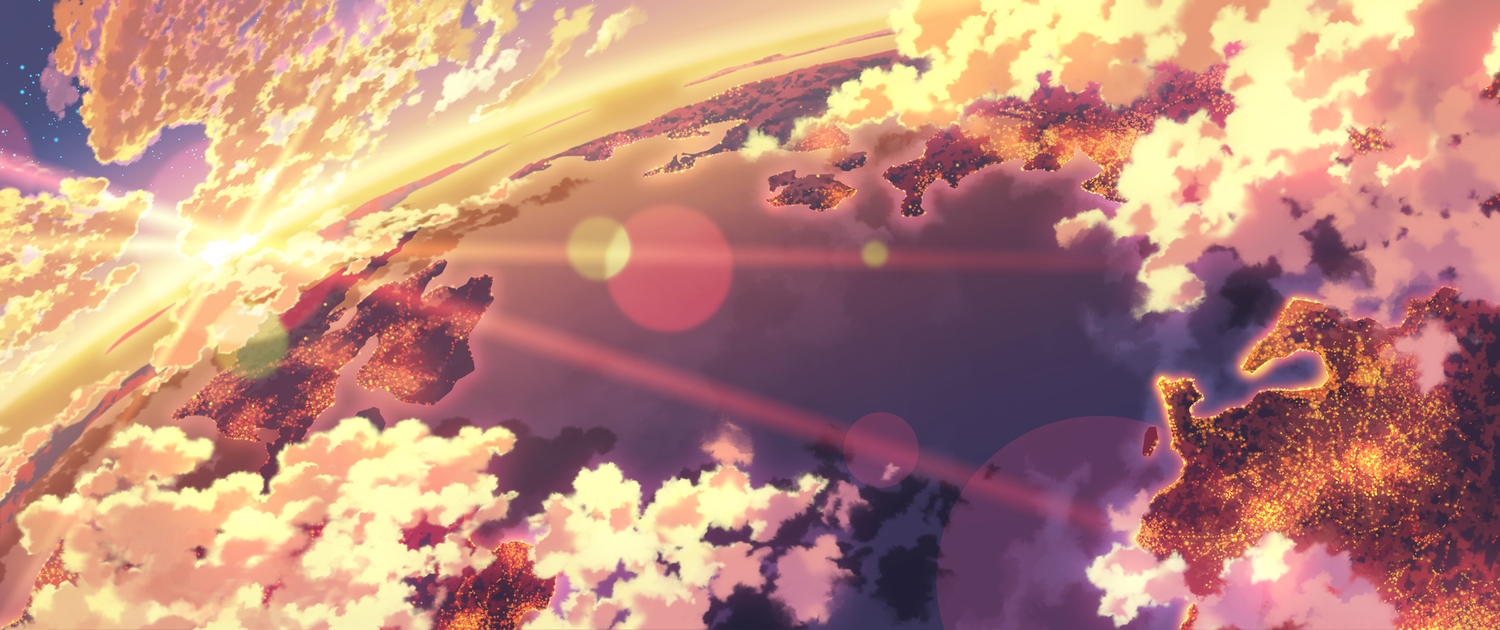 clouds, earth, landscape, original, planet, polychromatic, scenic, sennotane