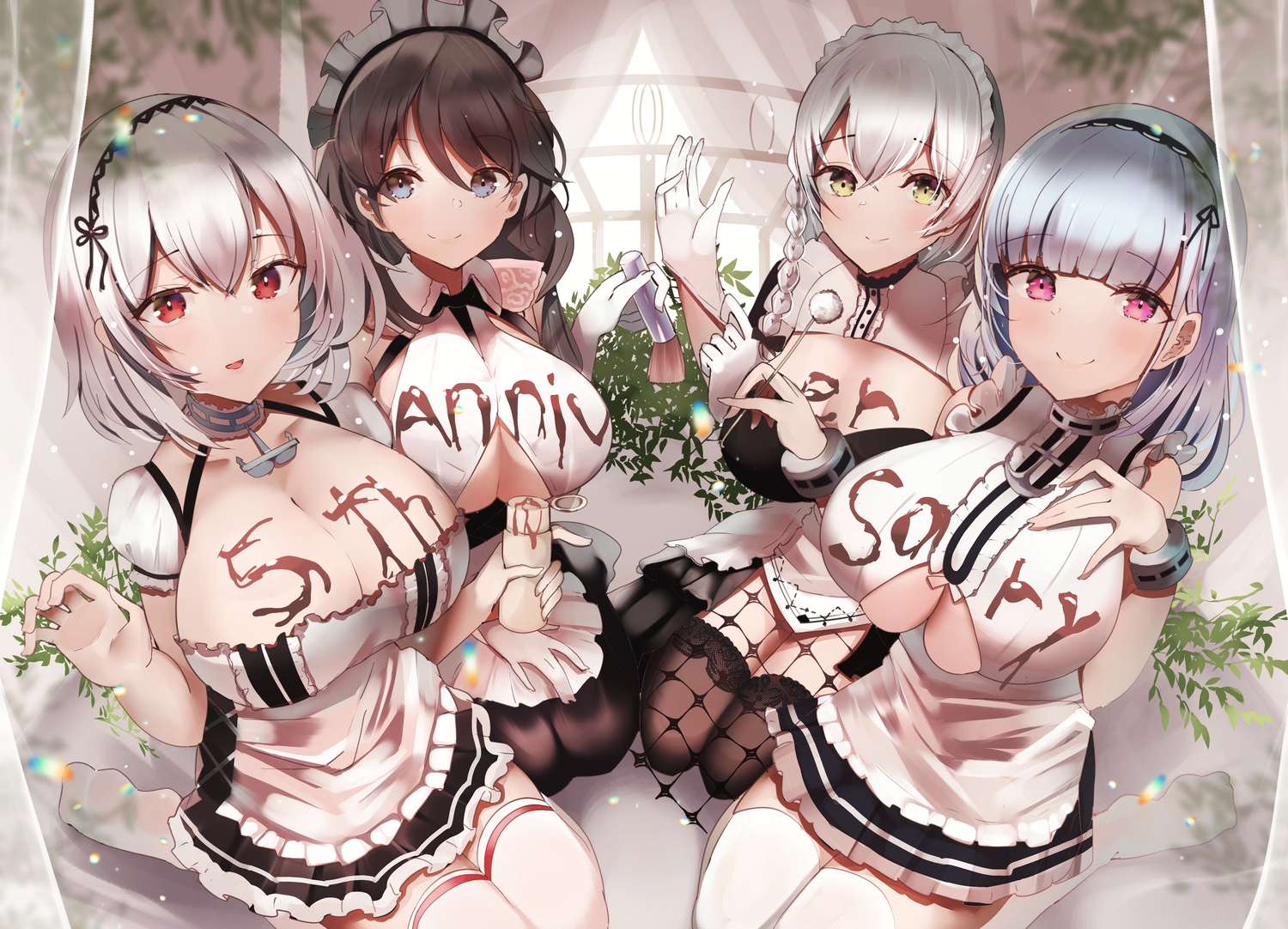 anthropomorphism, azur_lane, blue_eyes, braids, brown_hair, charybdis_(azur_lane), dido_(azur_lane), elroud0050