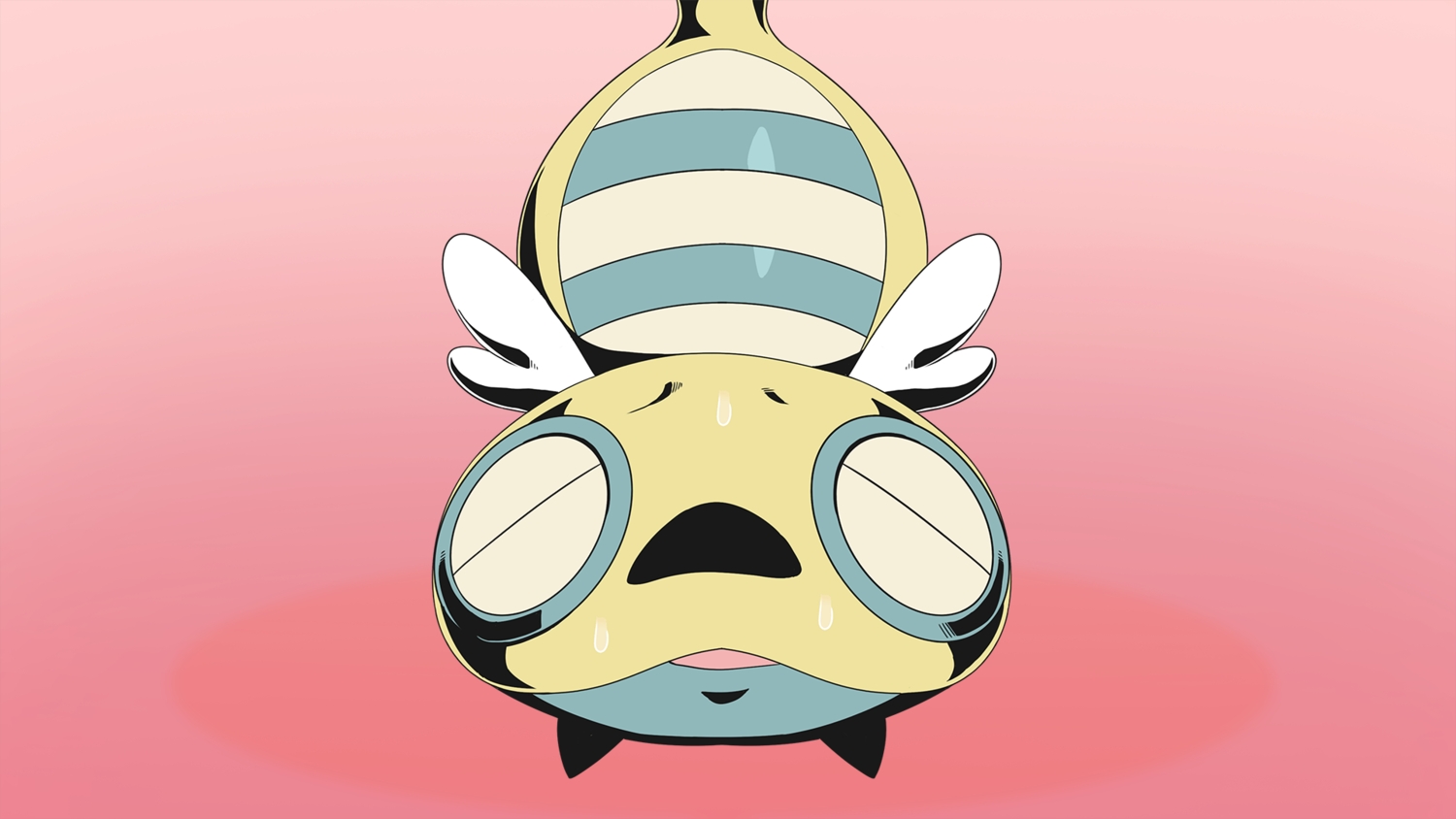 close, drunkoak, dunsparce, gradient, no_humans, pink, pokemon