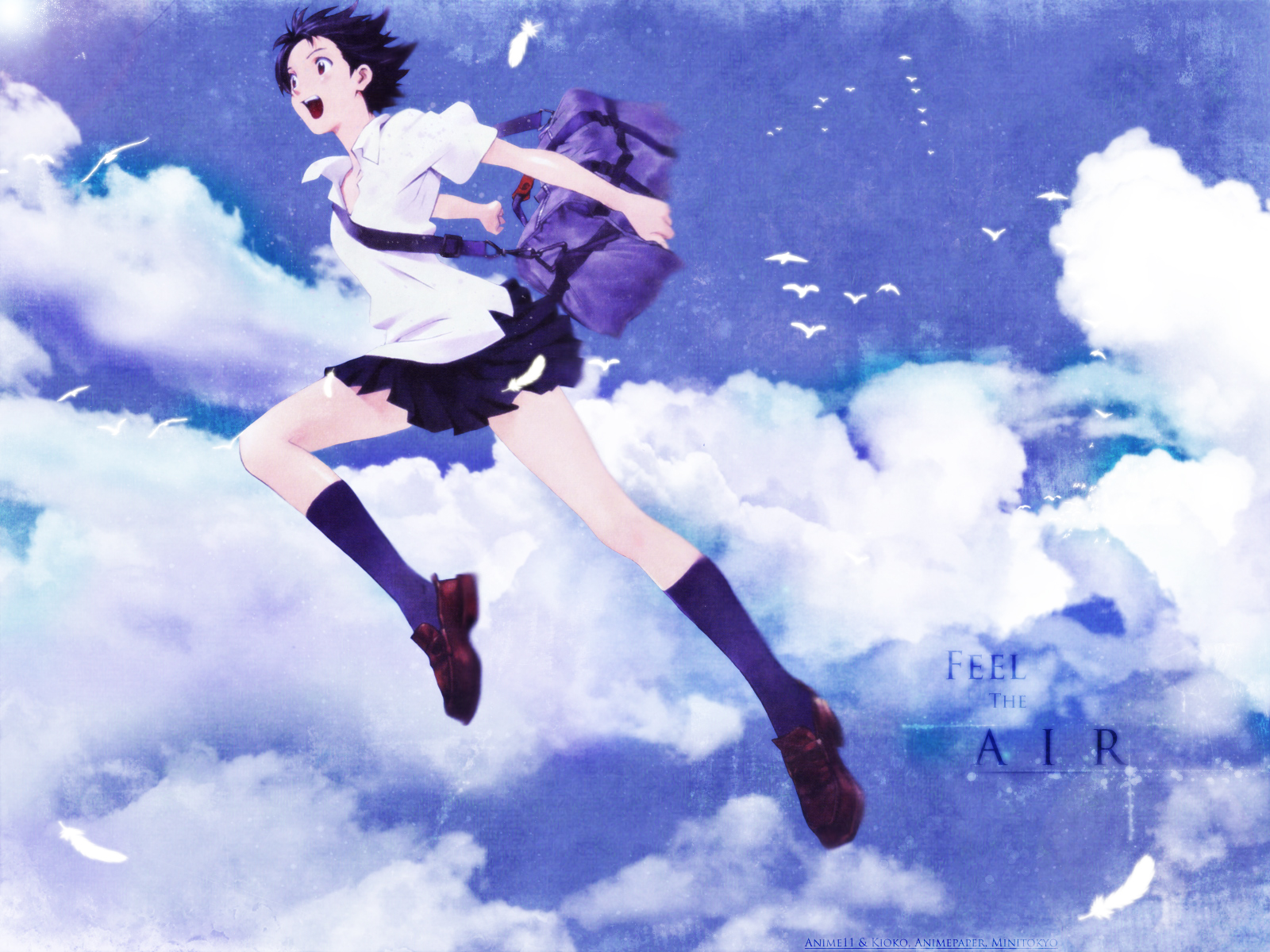 konno_makoto, sky, toki_wo_kakeru_shoujo