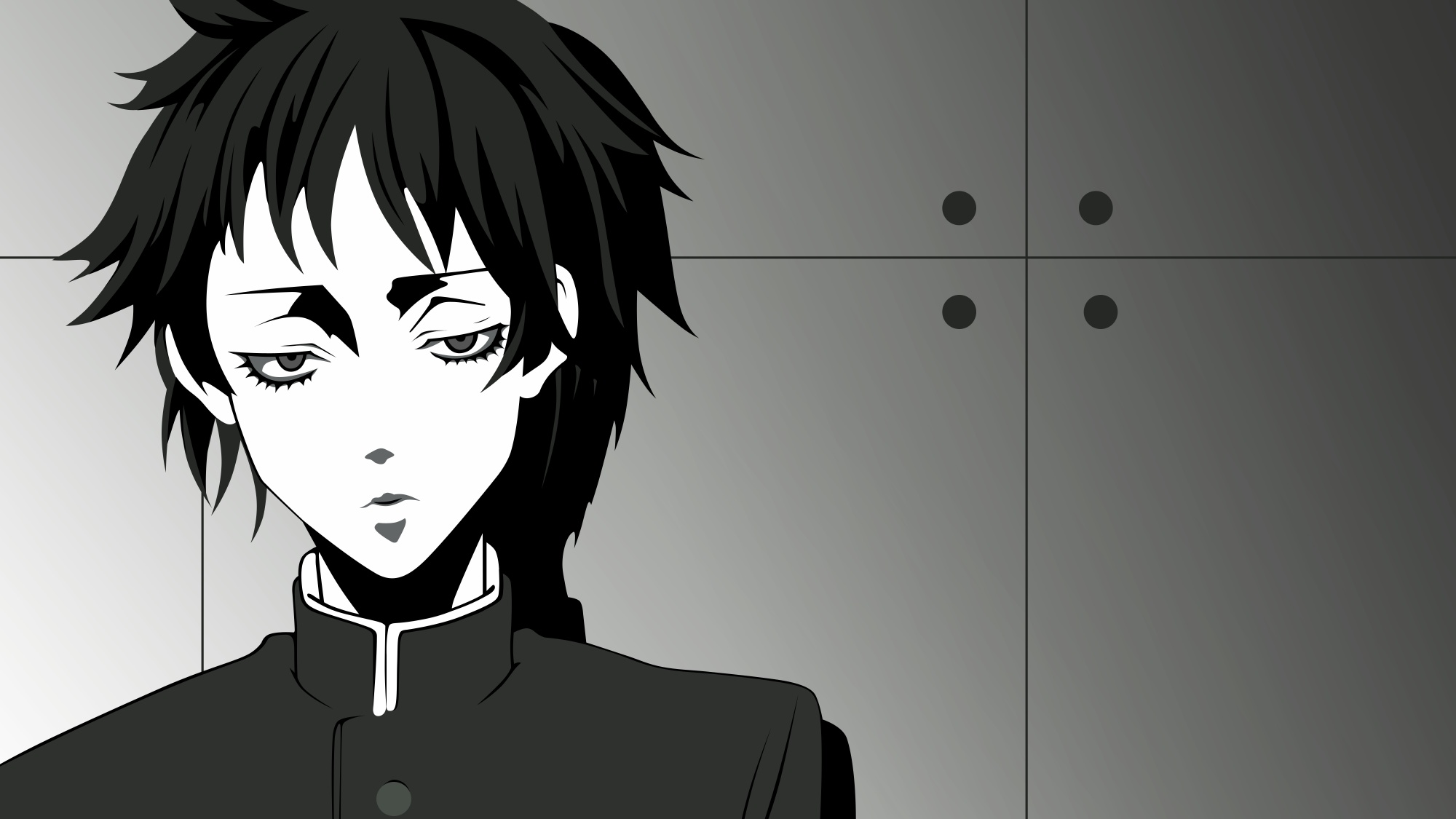 kudo_jun, monochrome, sayonara_zetsubou_sensei