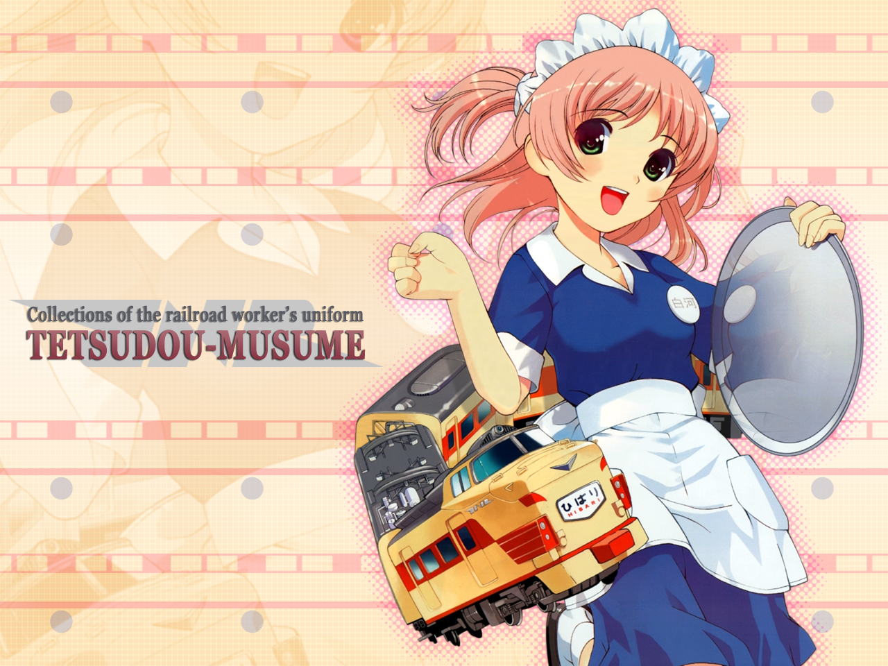 mibu_natsuki, shirakawa_hibari, tetsudou_musume, tomytec