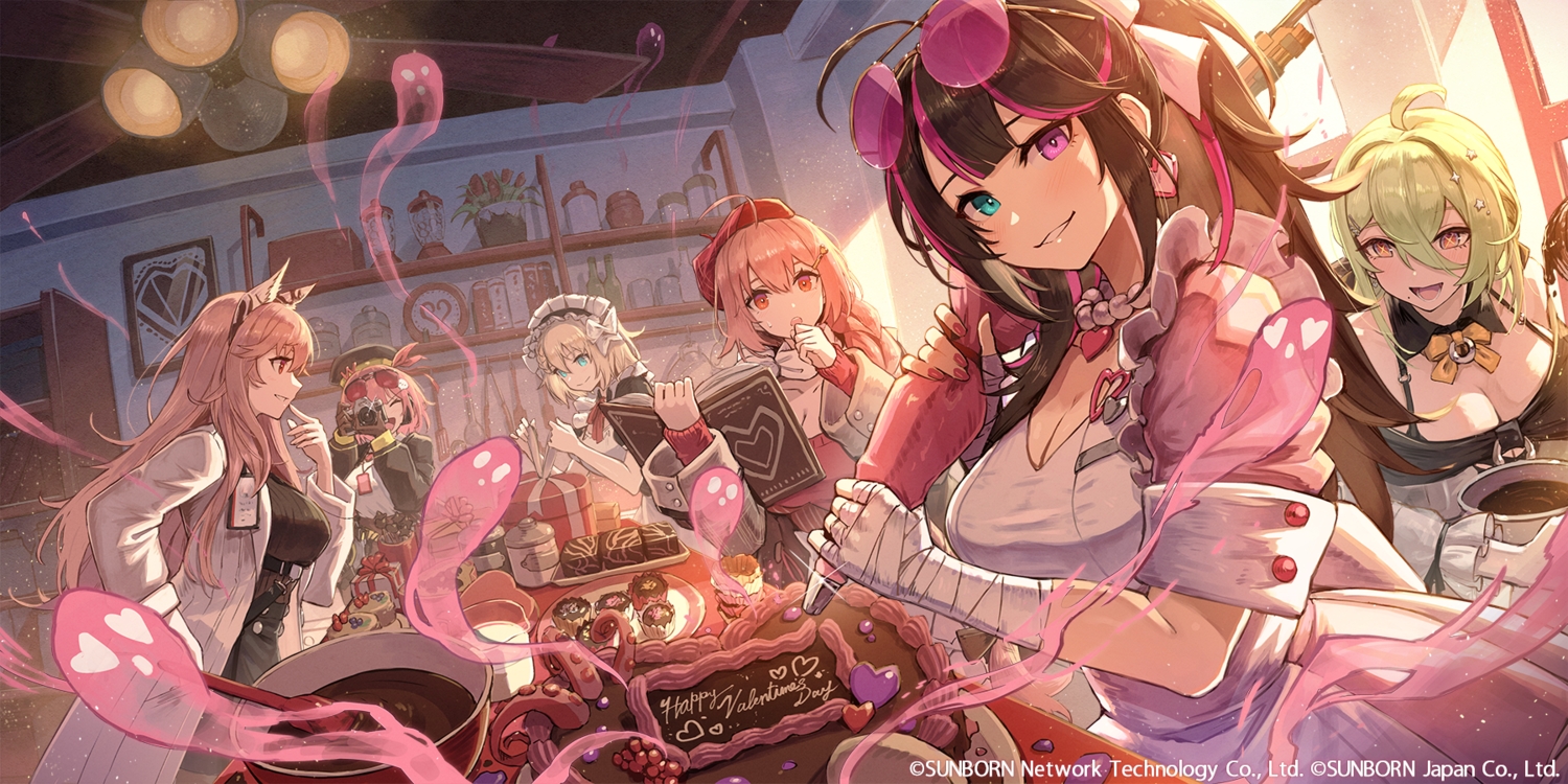 angela_(neural_cloud), animal_ears, aqua_eyes, bandage, bicolored_eyes, blonde_hair, book, brown_eyes