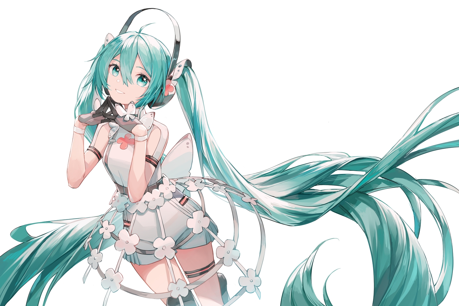 aqua_eyes, aqua_hair, c_(2330509), hatsune_miku, headphones, long_hair, project_sekai, twintails, vocaloid