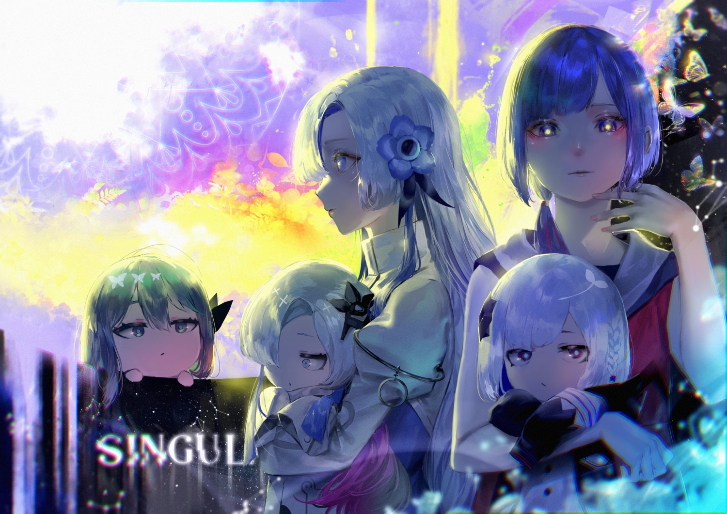 cevio, ciel_(kamitsubaki_studio), isekaijoucho, kamitsubaki_studio, mizuame_(pixiv70466540), rime_(cevio), rim_(kamitsubaki_studio), sekai_(cevio)