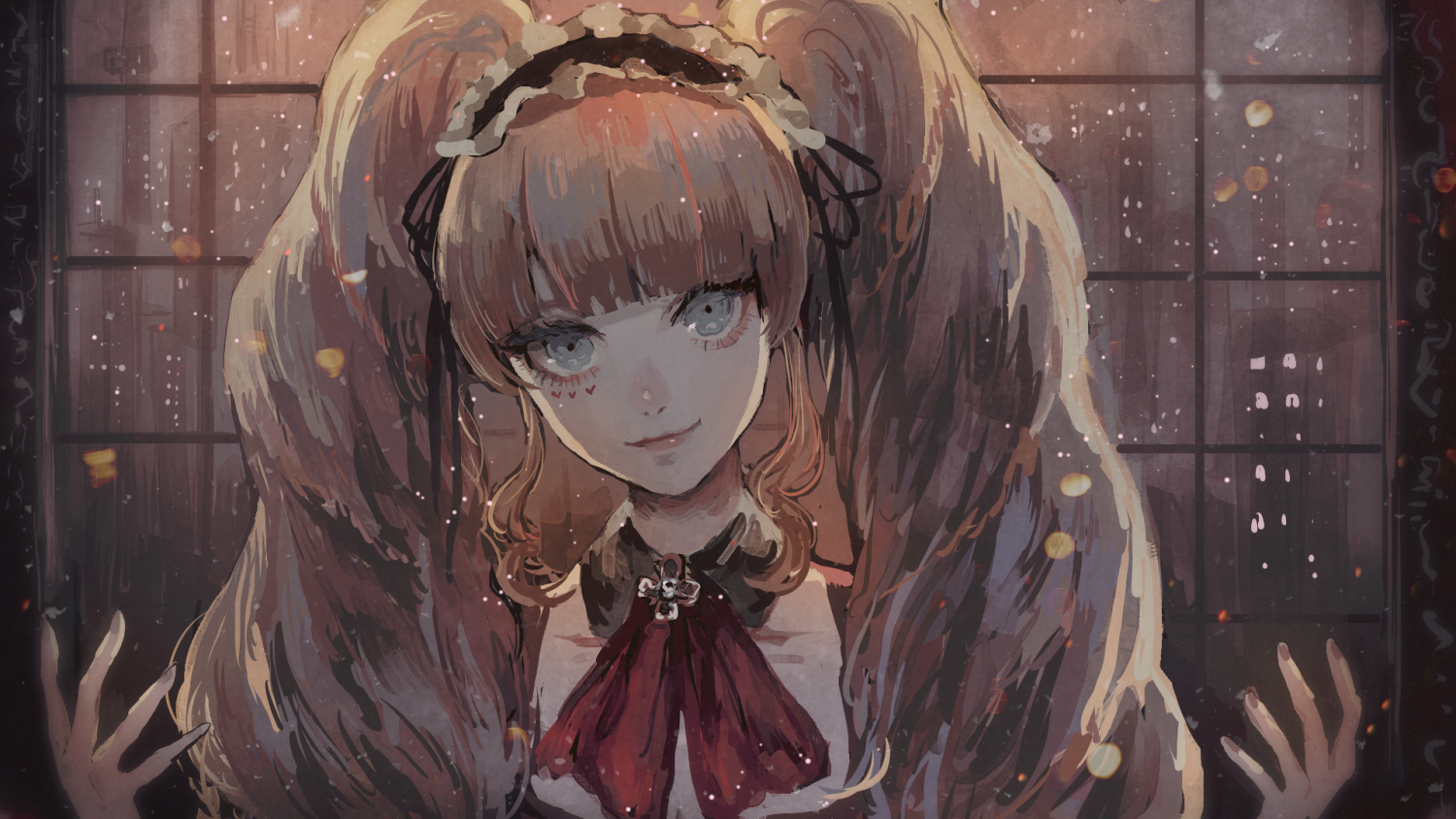 deep_web_underground, deep_web_underground_(character), headdress, long_hair, maria_(maria_rose), twintails