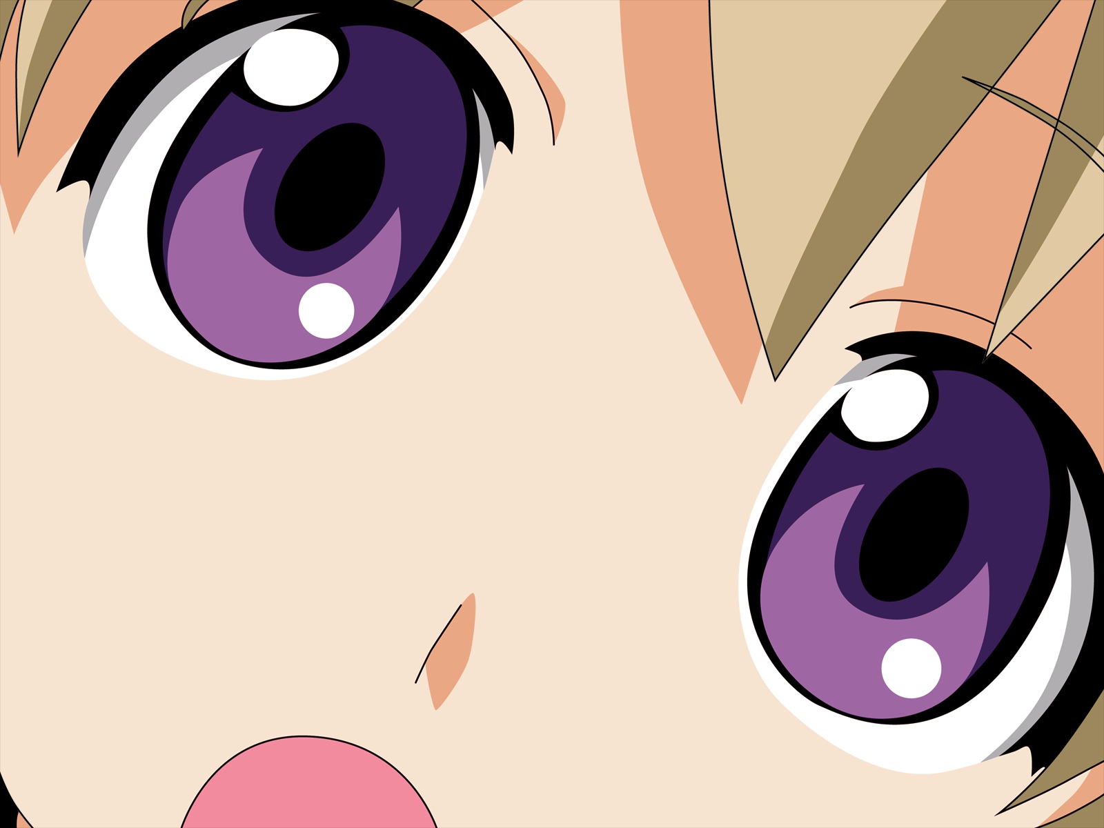 blonde_hair, close, flandre, kaibutsu_oujo, loli, purple_eyes, vector