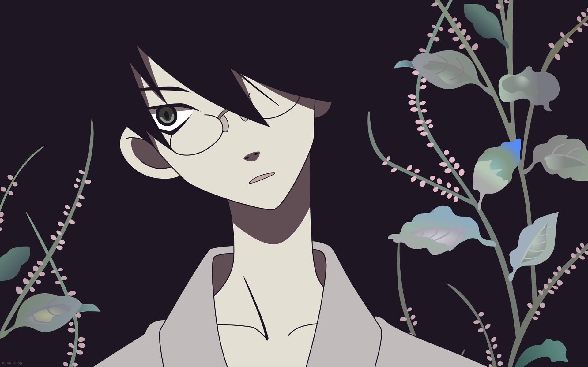 itoshiki_nozomu, sayonara_zetsubou_sensei, vector