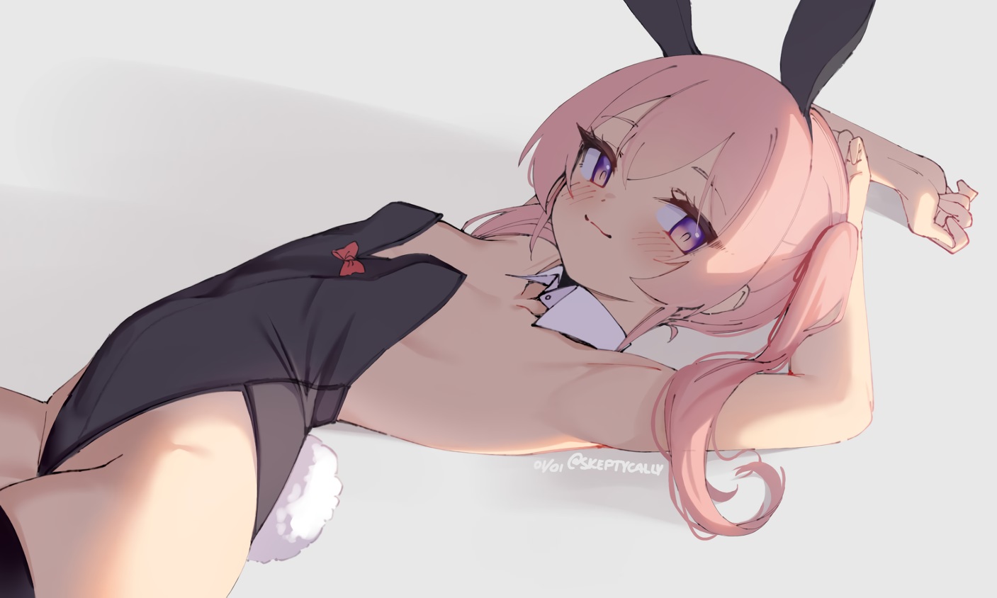 animal_ears, blush, bunny_ears, bunnygirl, leotard, loli, long_hair, original