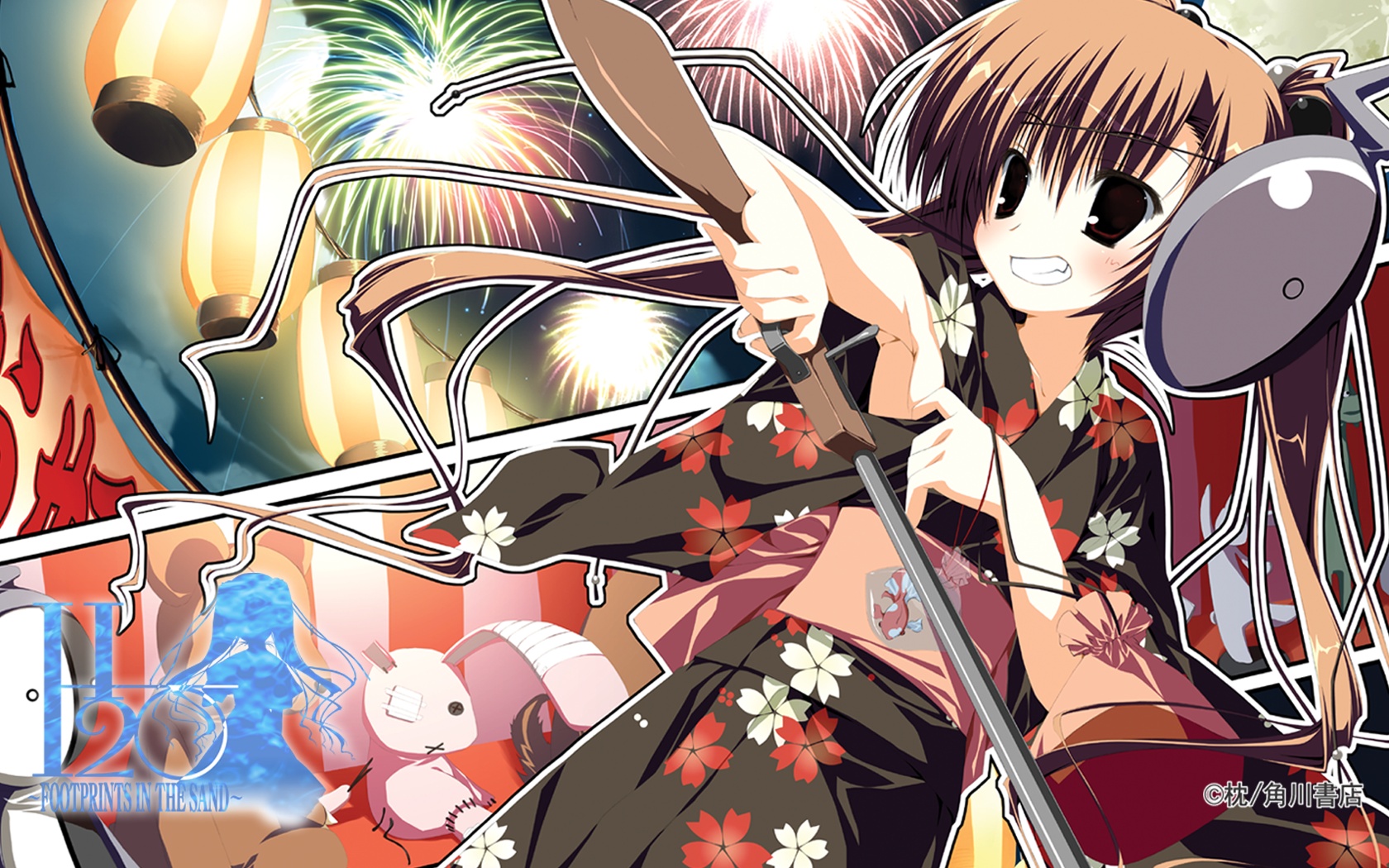 h2o_~footprints_in_the_sand~, japanese_clothes, kagome, tabata_yui, yukata