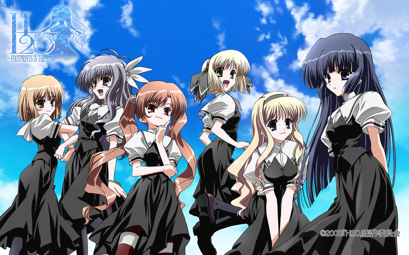 h2o_~footprints_in_the_sand~, kagura_hinata, kohinata_hayami, kumon_maki, otoha, tabata_yui, yakumo_hamaji