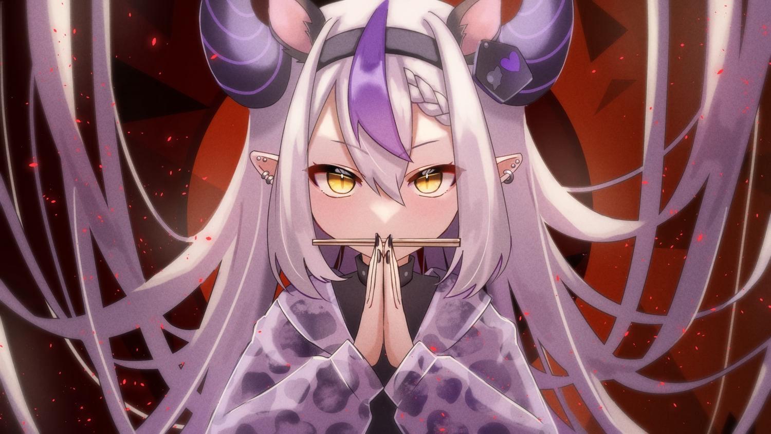 animal_ears, braids, close, demon, dress, headband, hololive, horns