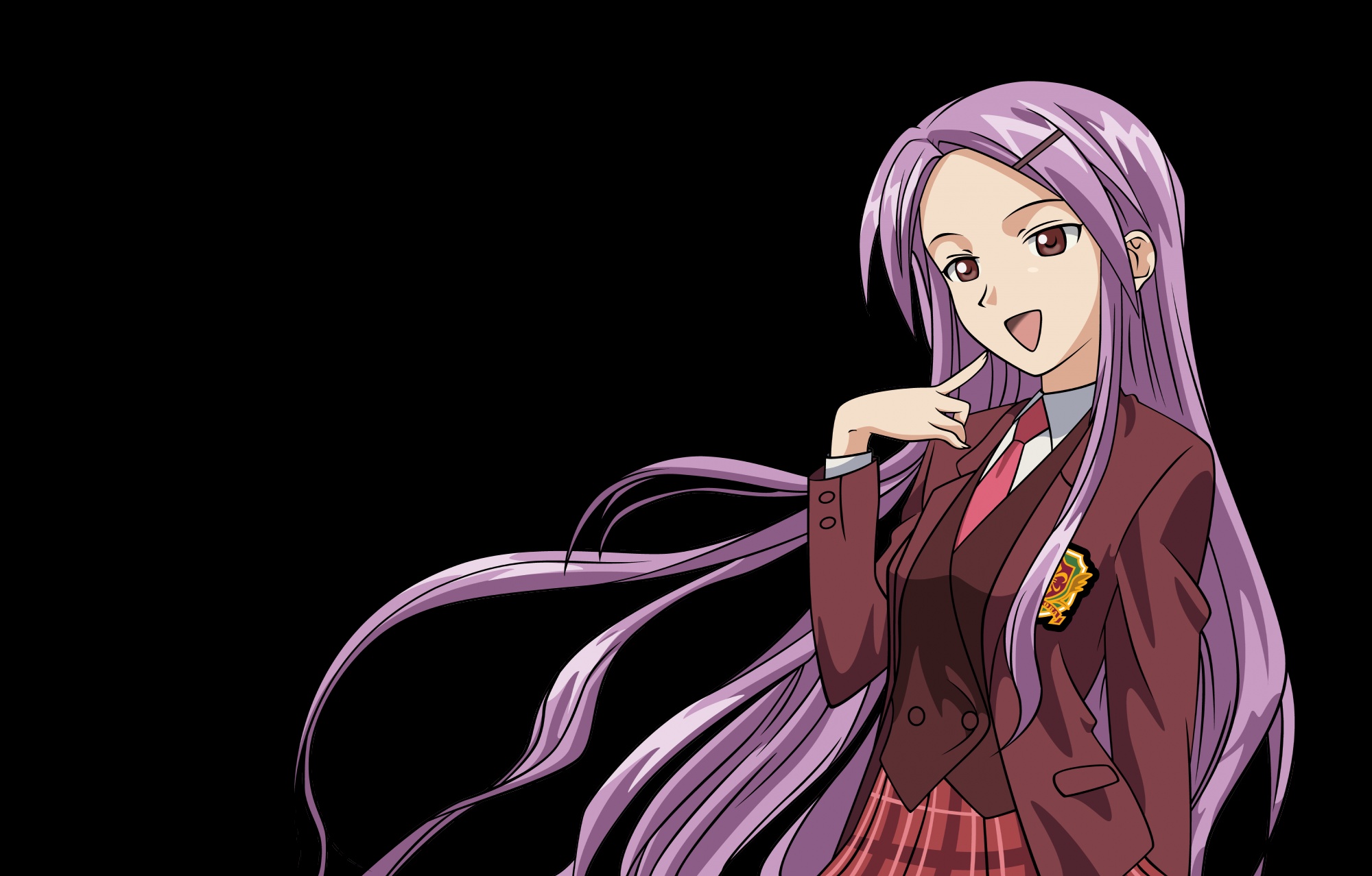 kakizaki_misa, mahou_sensei_negima, transparent, vector