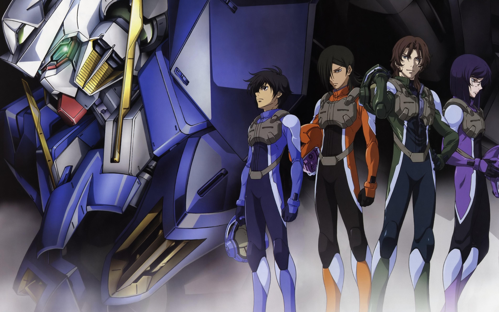 allelujah_haptism, exia, lockon_stratos, male, mobile_suit_gundam, mobile_suit_gundam_00, setsuna_f_seiei, tieria_erde