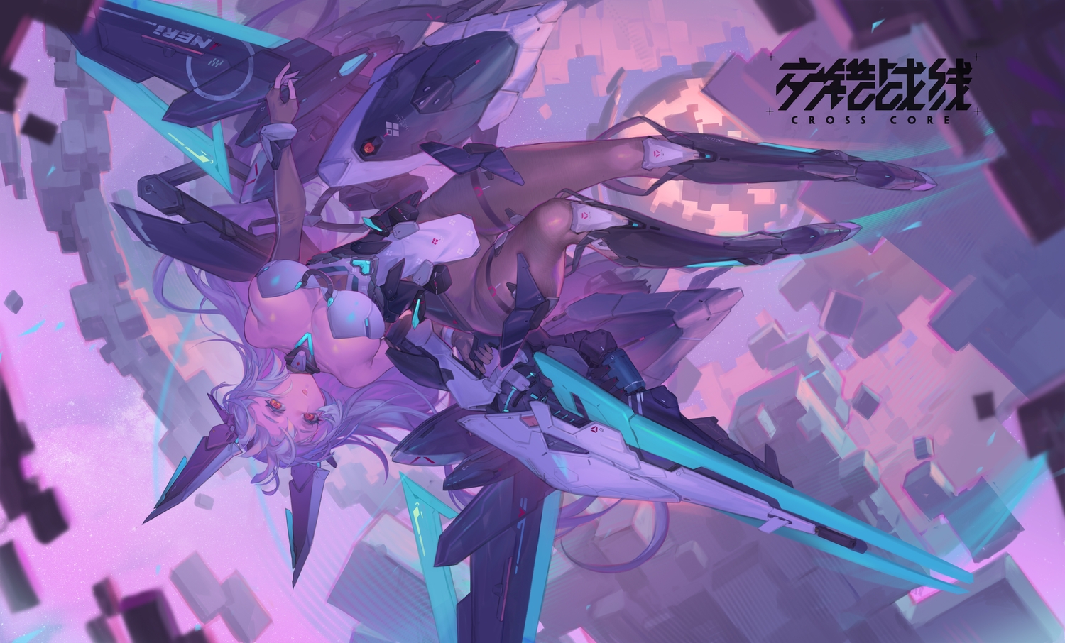 armor, bodysuit, boots, breasts, cleavage, daiblos_core, fengyin_shici_guozi, headdress