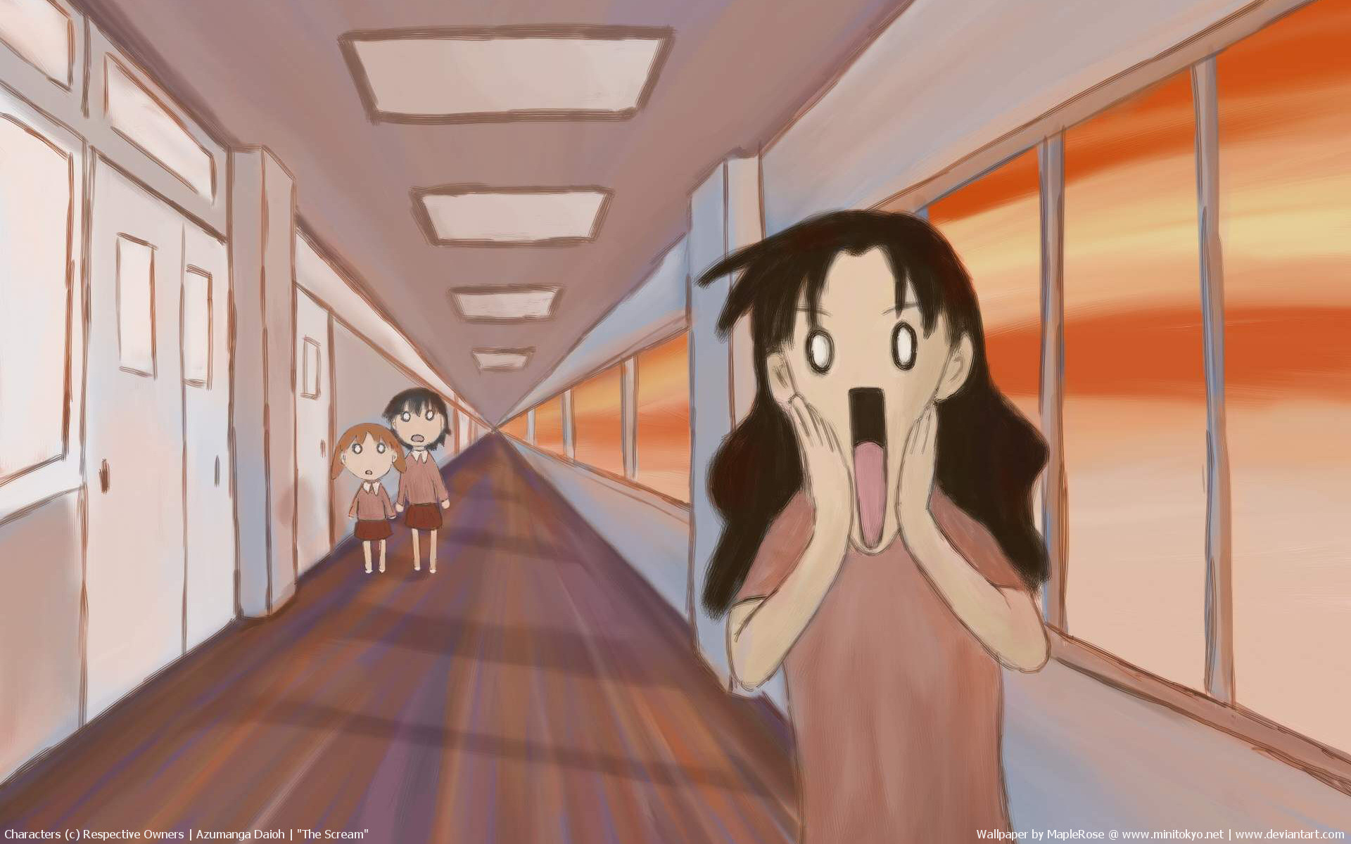 aida_kaori, azumanga_daioh, mihama_chiyo, parody, tanizaki_yukari