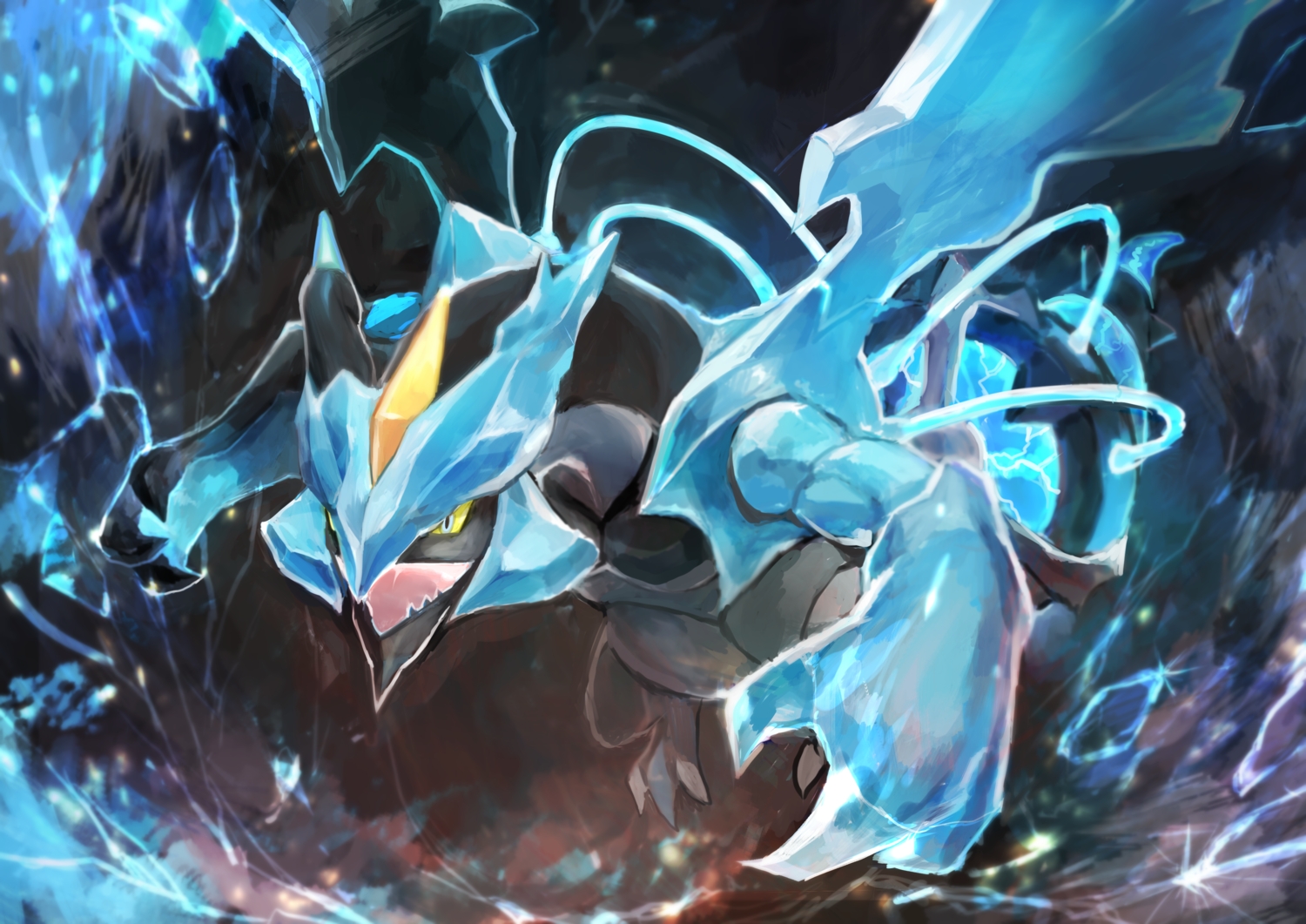 day_walker1117, kyurem, no_humans, pokemon