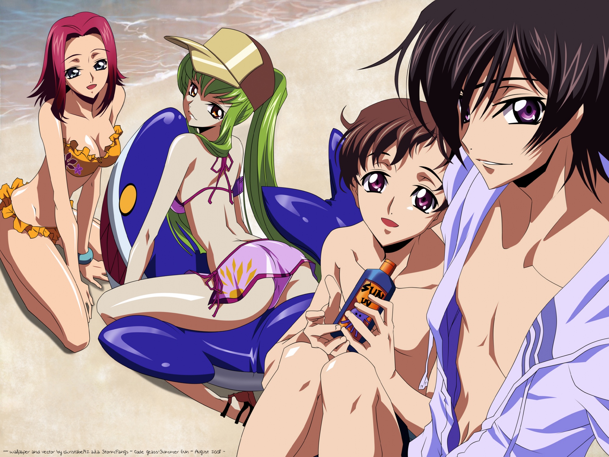 cc, code_geass, kallen_stadtfeld, lelouch_lamperouge, male, rollo_lamperouge, vector