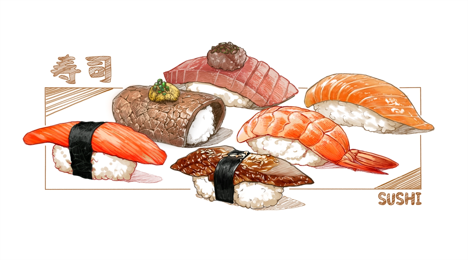 food, jchoy, no_humans, original, sketch, white