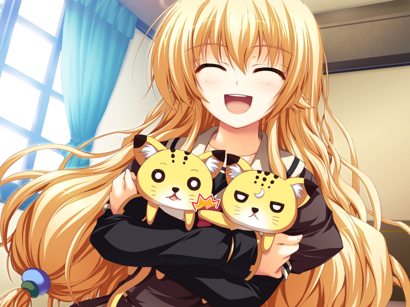 akatsuki_no_goei, blonde_hair, game_cg, kurayashiki_tae, long_hair, school_uniform, syangrila, tomose_shunsaku