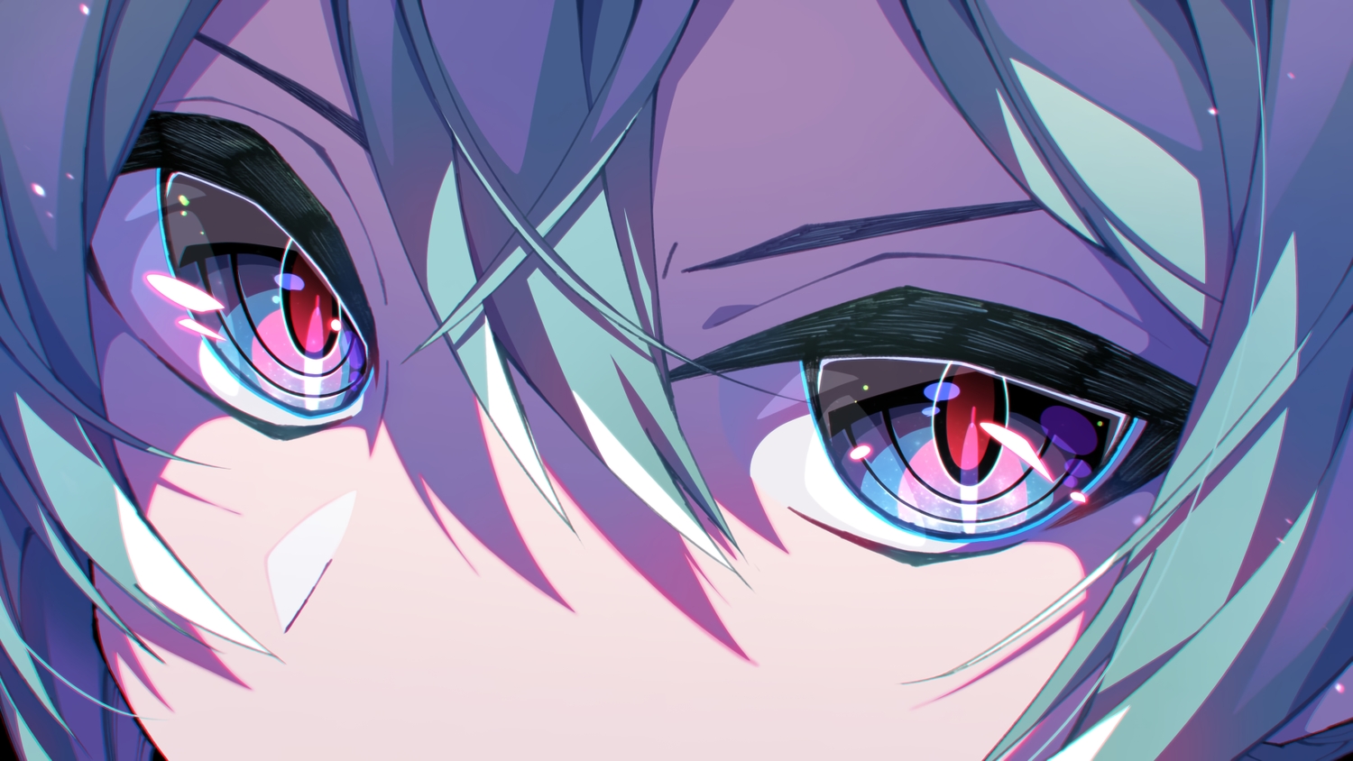 aosaki_yato, aqua_hair, blue_eyes, close, hatsune_miku, vocaloid