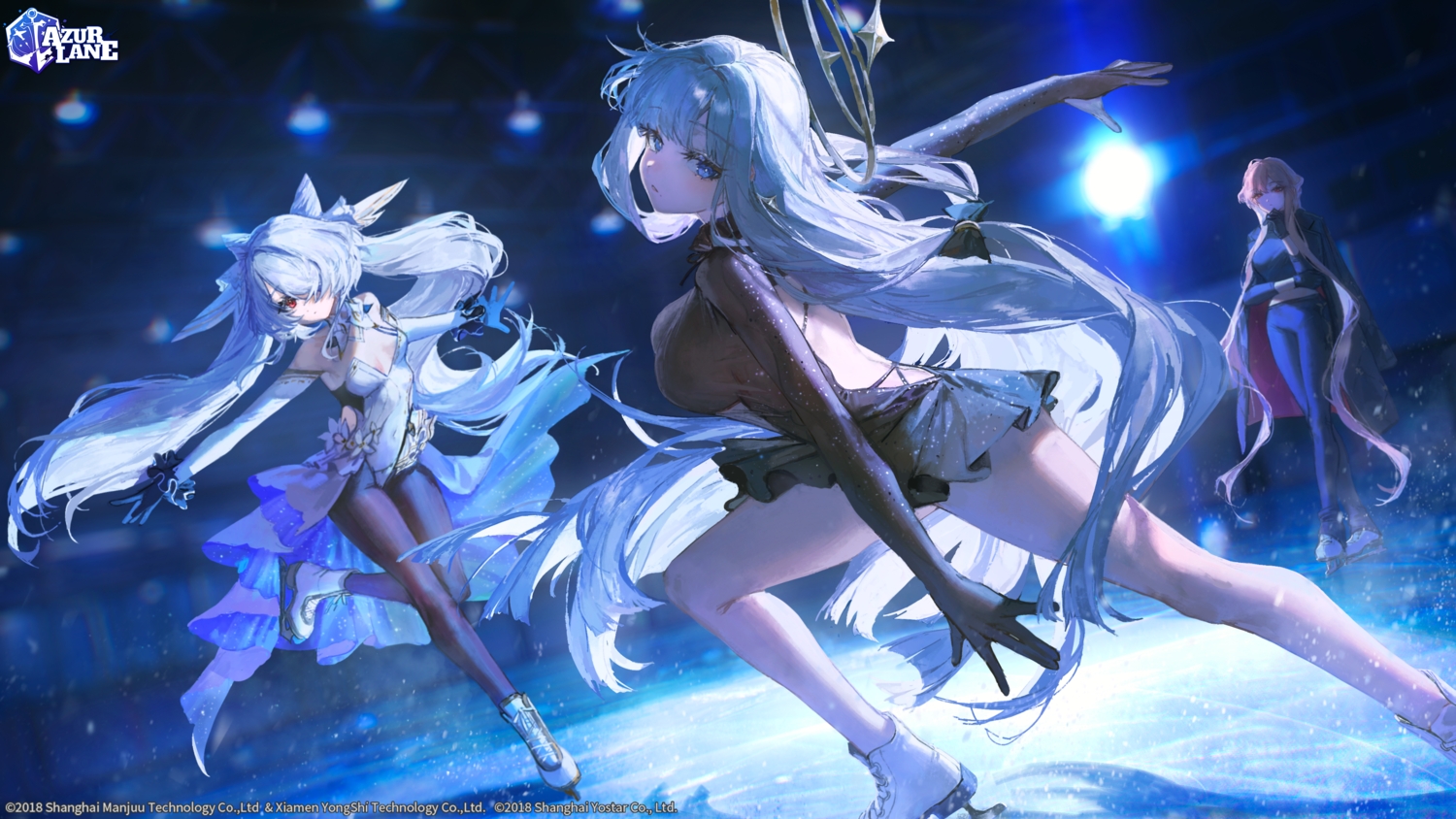 anthropomorphism, azur_lane, blue_eyes, blue_hair, breasts, cape, clemenceau_(azur_lane), dress