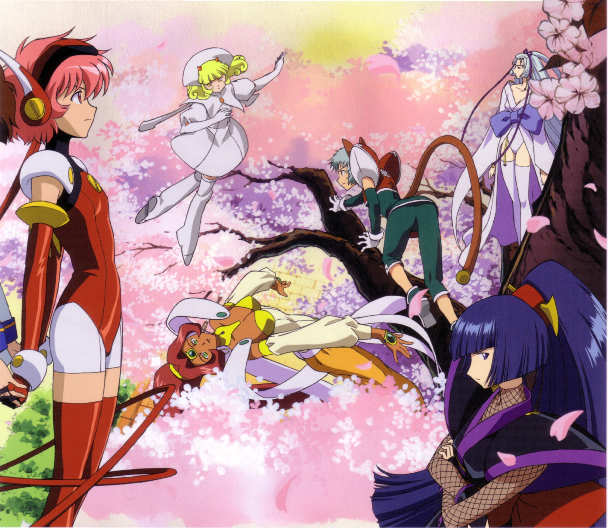 angelic_layer, blanche, hikaru, mao_(angelic_layer), ranga, shirahime, suzuka_(angelic_layer)