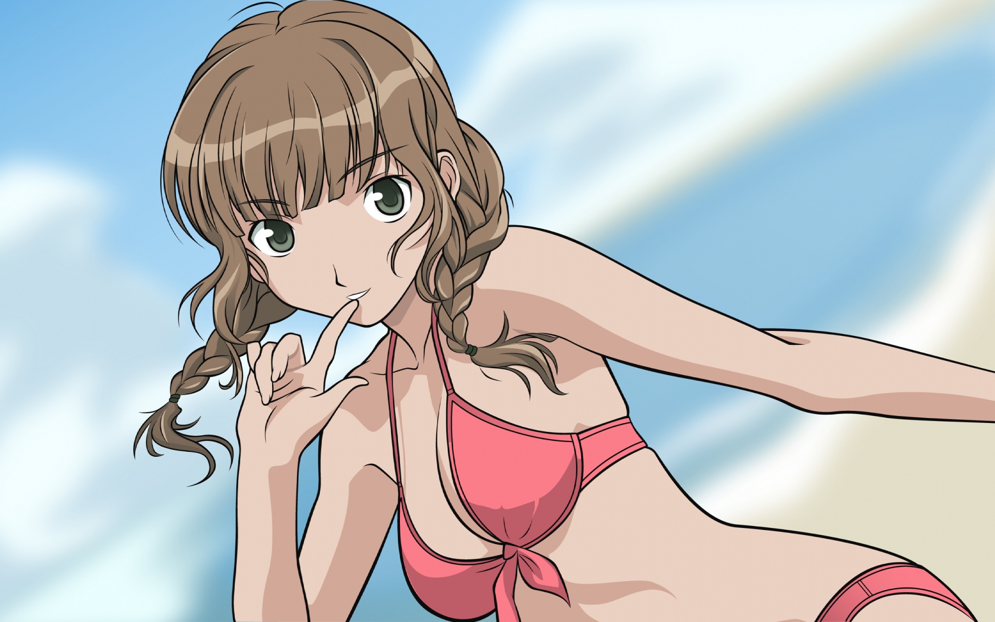 kimikiss, mizusawa_mao, swimsuit, vector