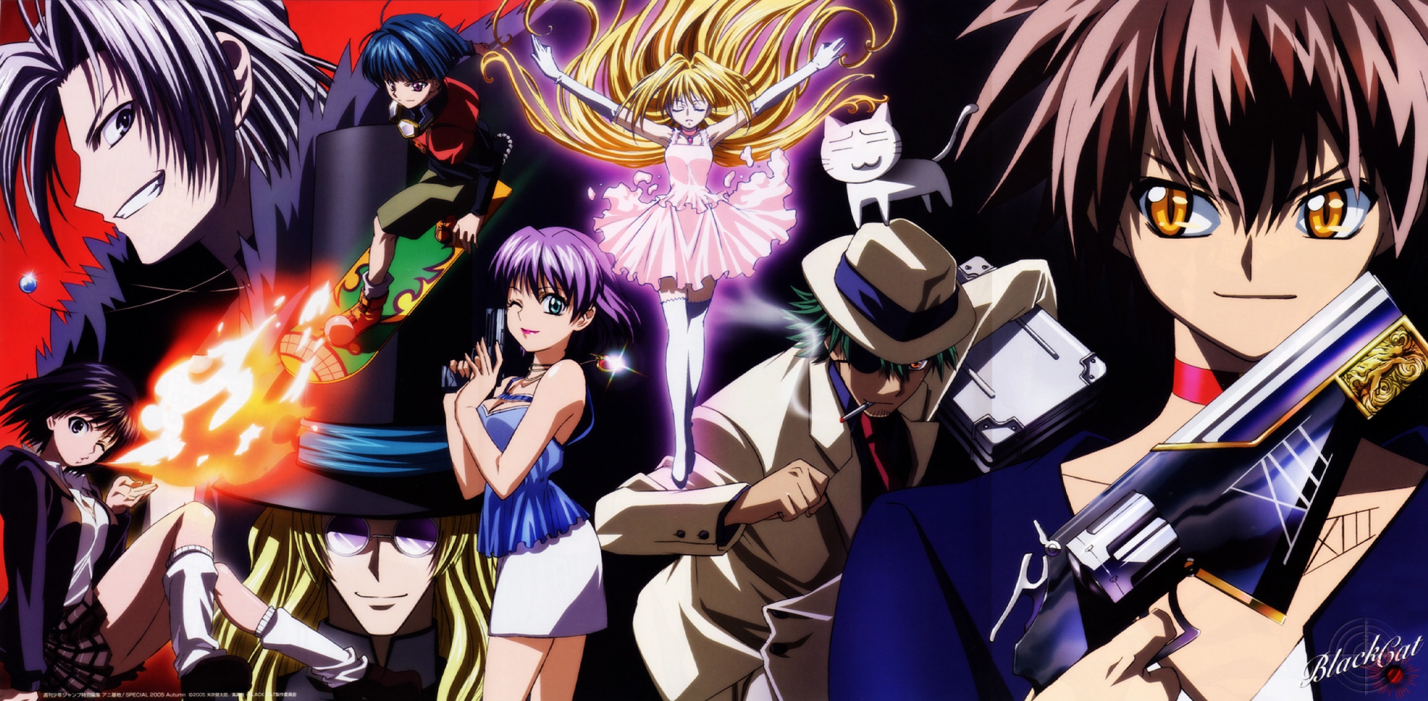 black_cat, charden_flamberg, creed_diskence, eve, kirisaki_kyoko, leon_elliott, rinslet_walker, sven_volfied