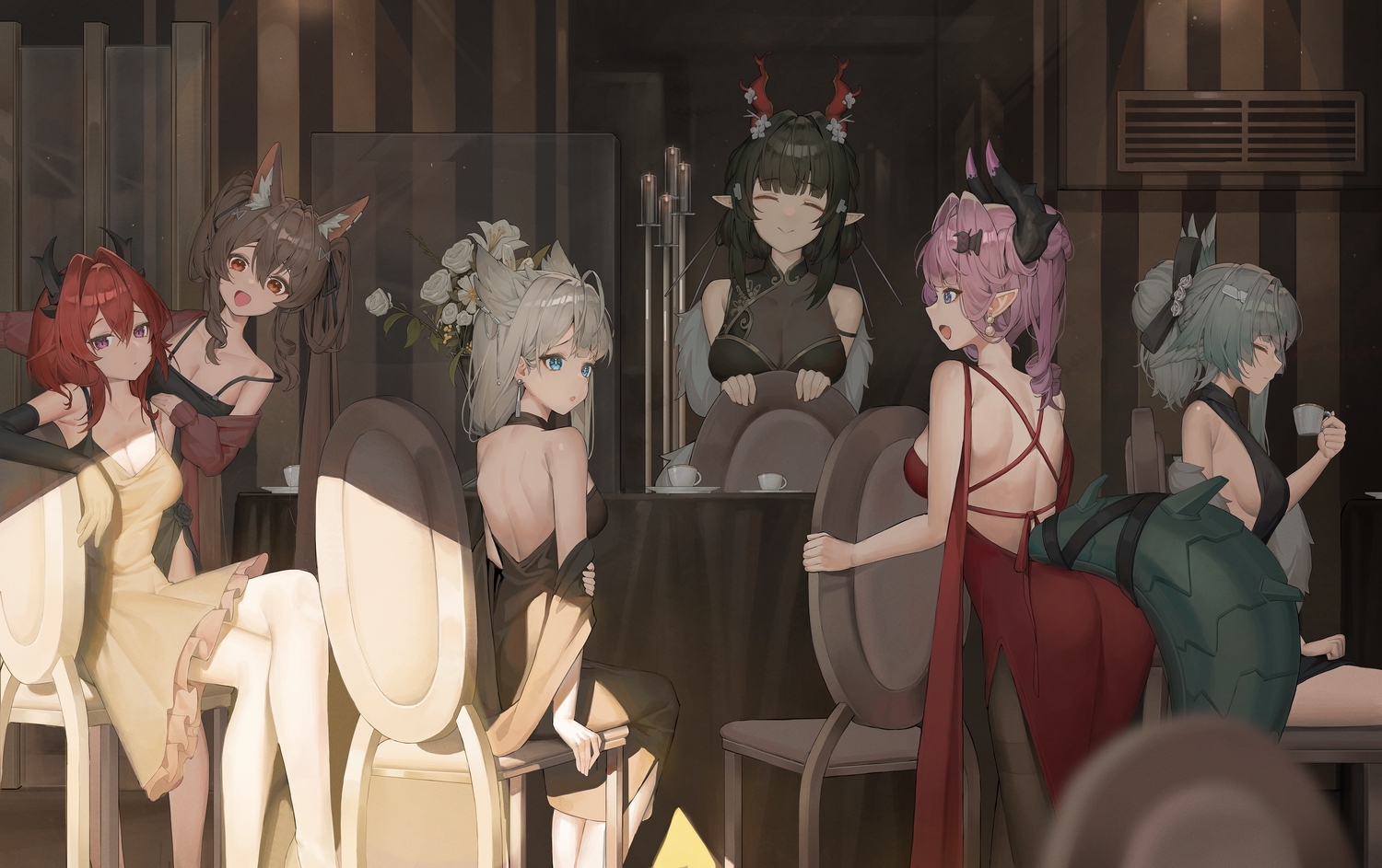 angelina_(arknights), arcane_(arknights), arknights, arknights:_endfield, ass, black_hair, blue_eyes, braids