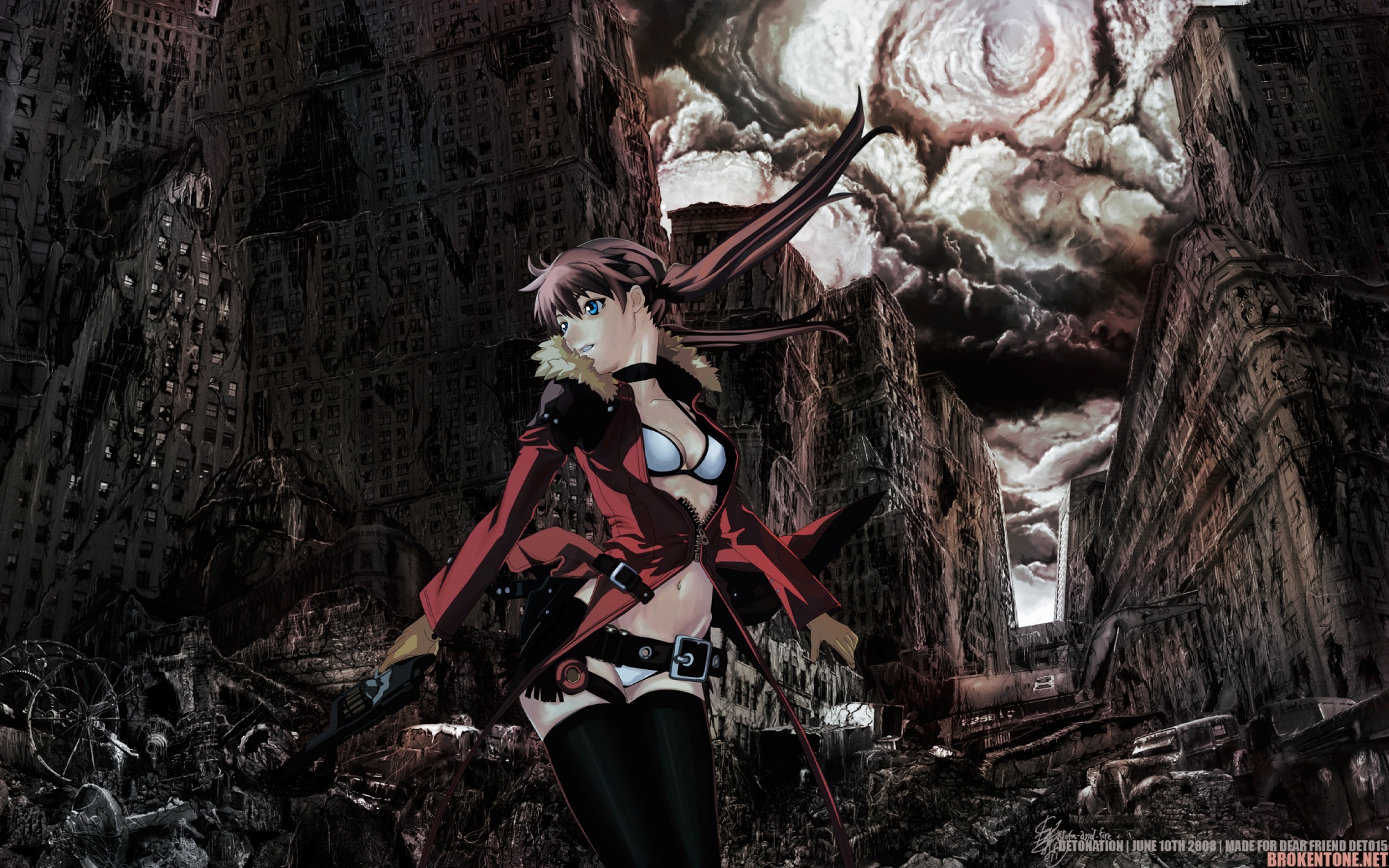bakuretsu_tenshi, gun, meg, weapon