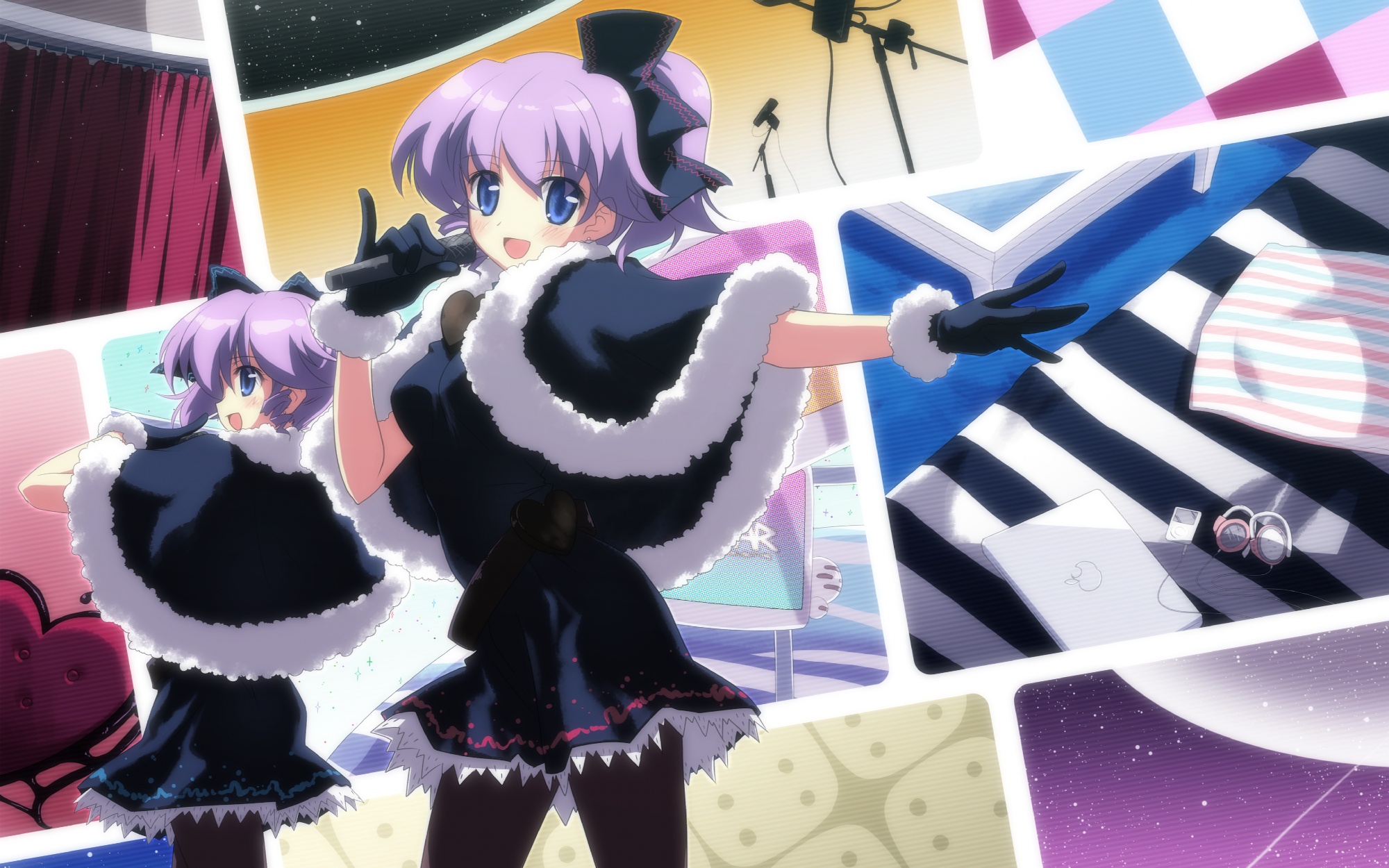 dj_max, lady_made_star, microphone, tagme, yuuki_tatsuya