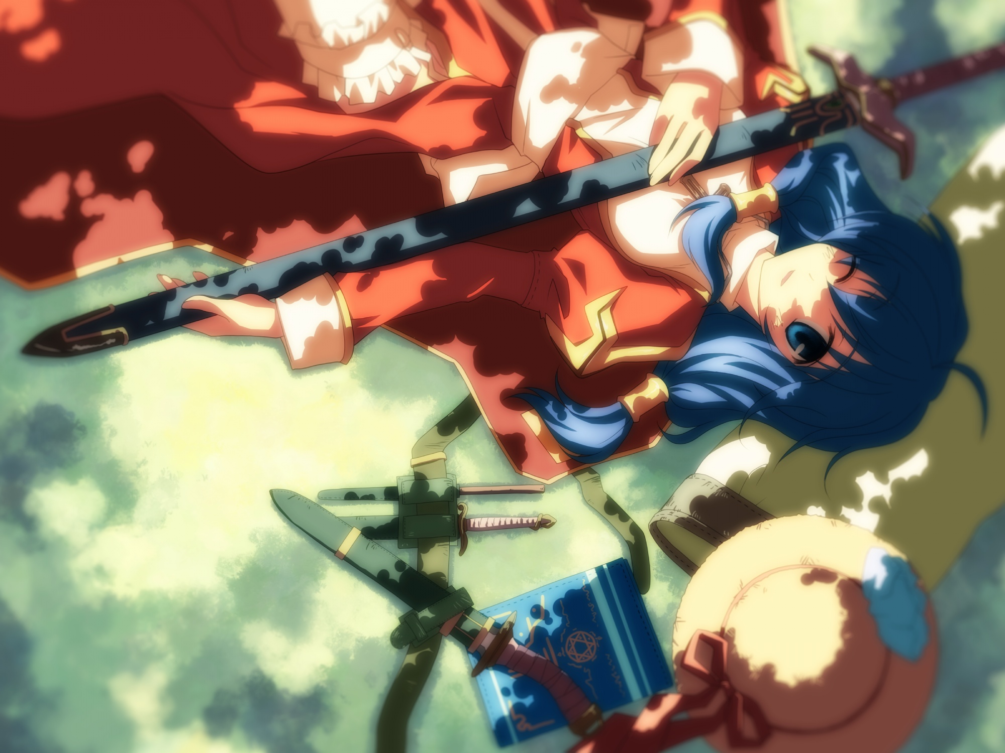 hat, high_priest_(ragnarok_online), ragnarok_online, sword, weapon, yuuki_tatsuya