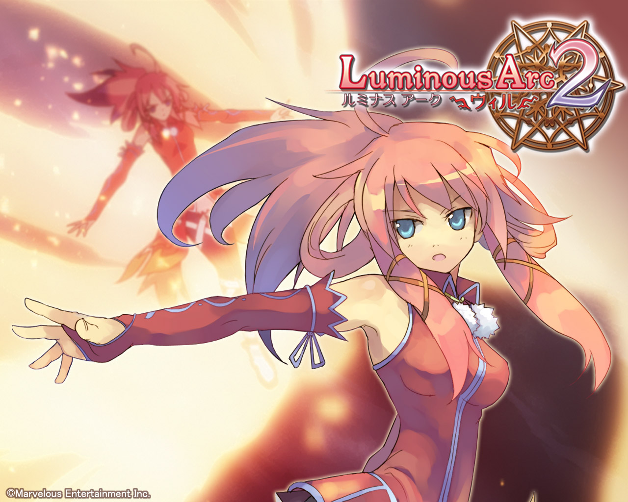althea, elbow_gloves, gloves, luminous_arc, pink_hair