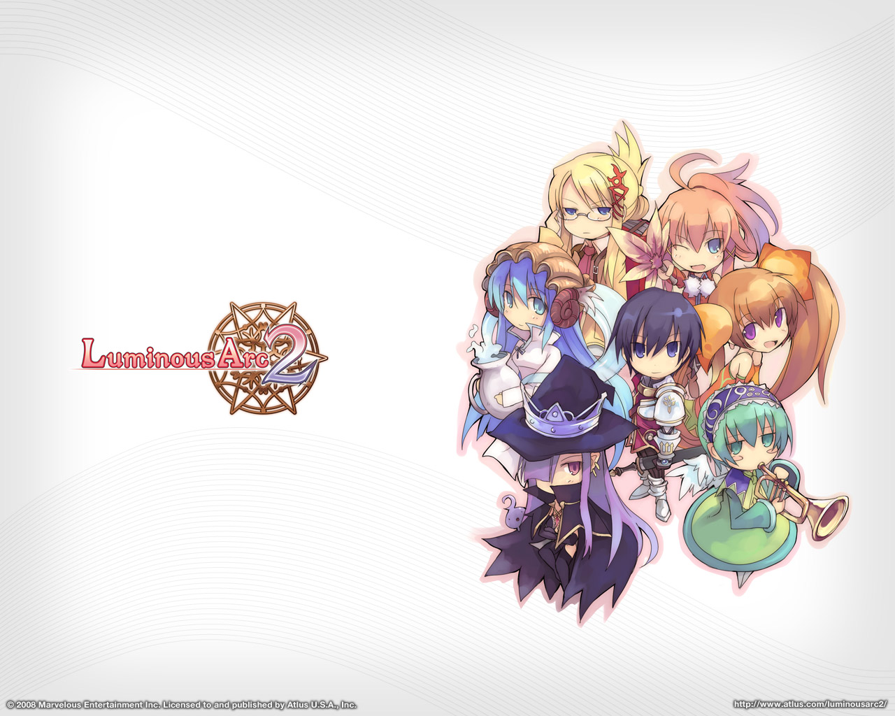 chibi, group, luminous_arc, white