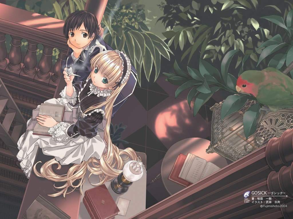 gosick, kujou_kazuya, takeda_hinata, victorique_de_broix