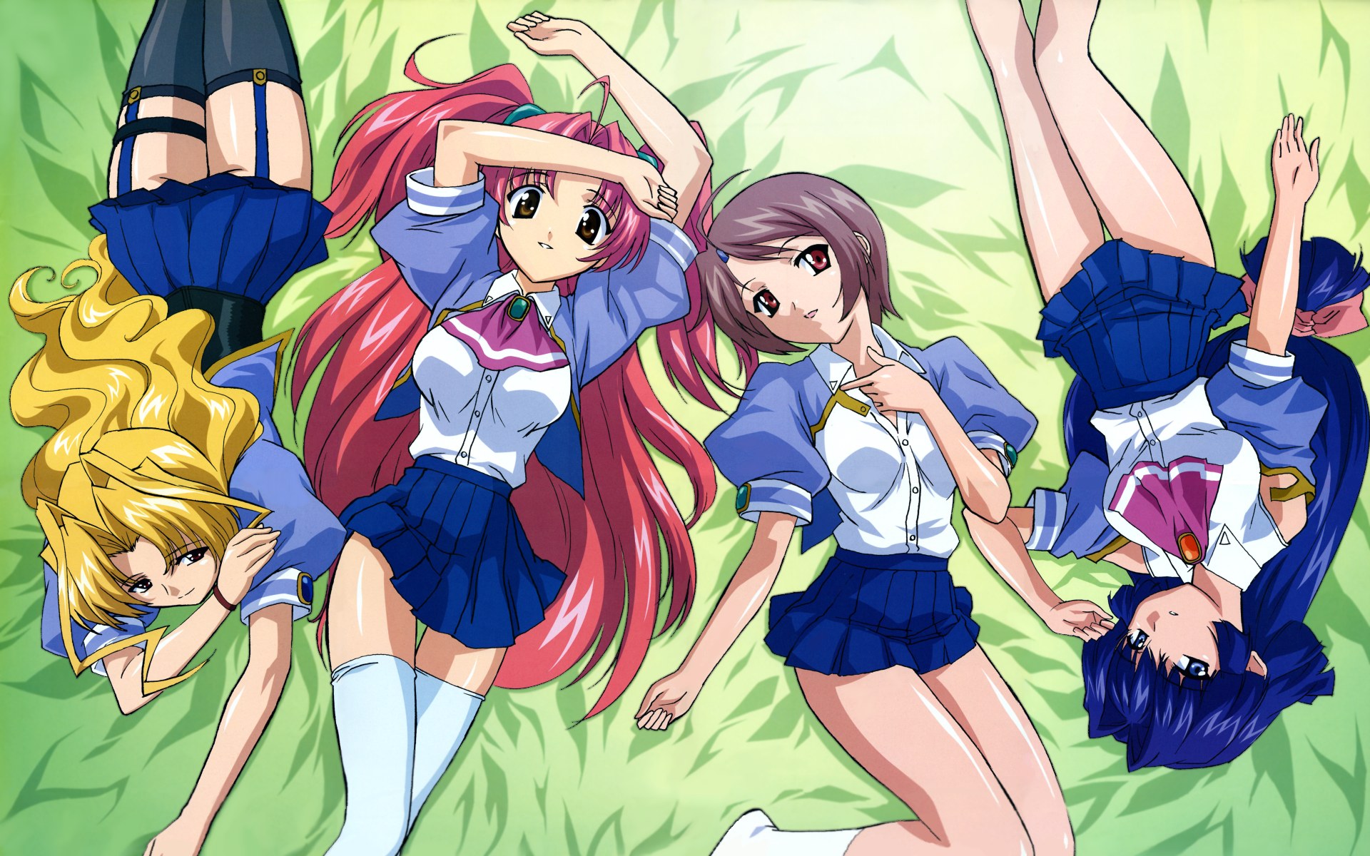 kamishiro_rin, kazetsubaki_kuriko, maburaho, miyama_yuna, yamase_chihaya