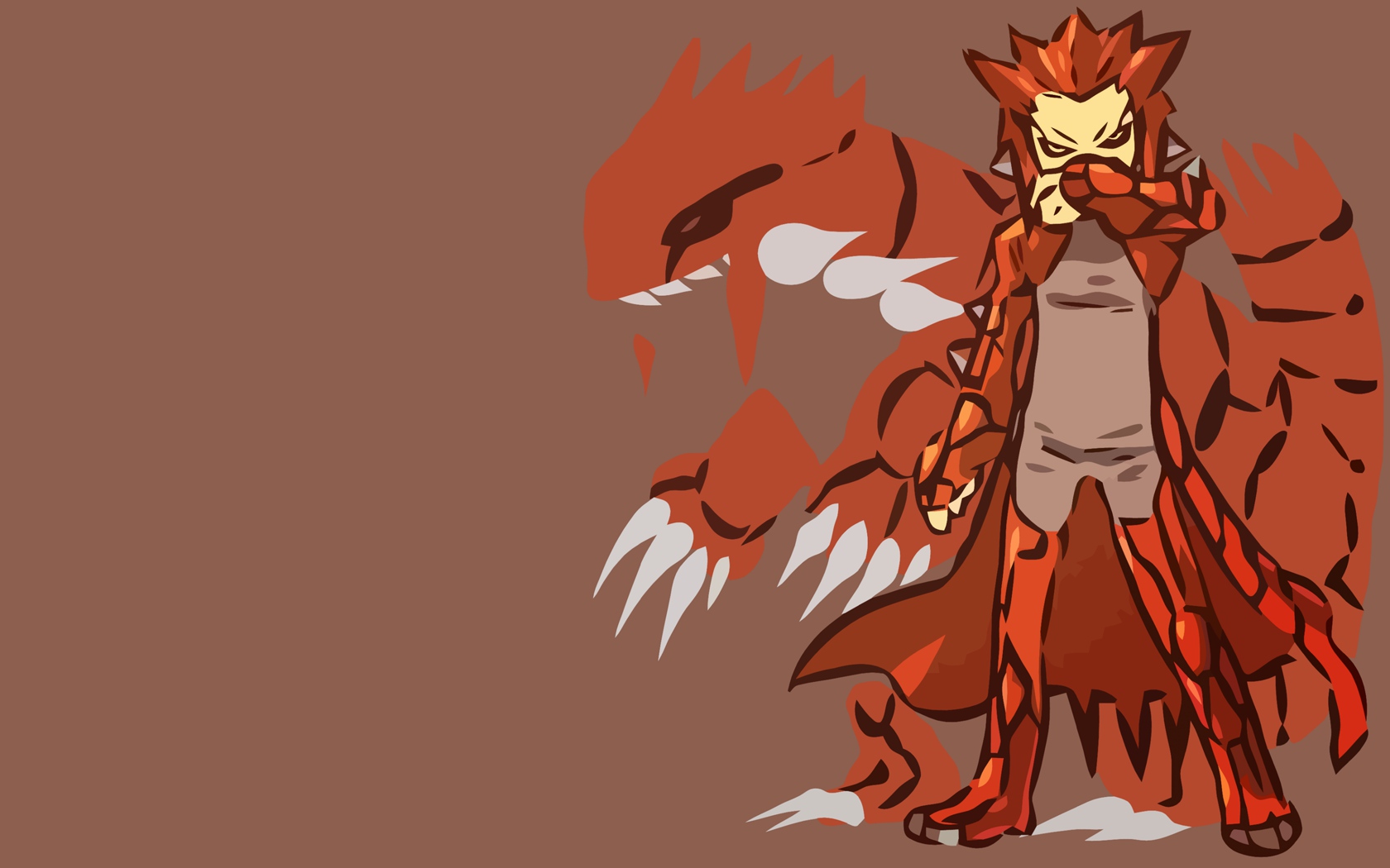 anthropomorphism, groudon, pokemon