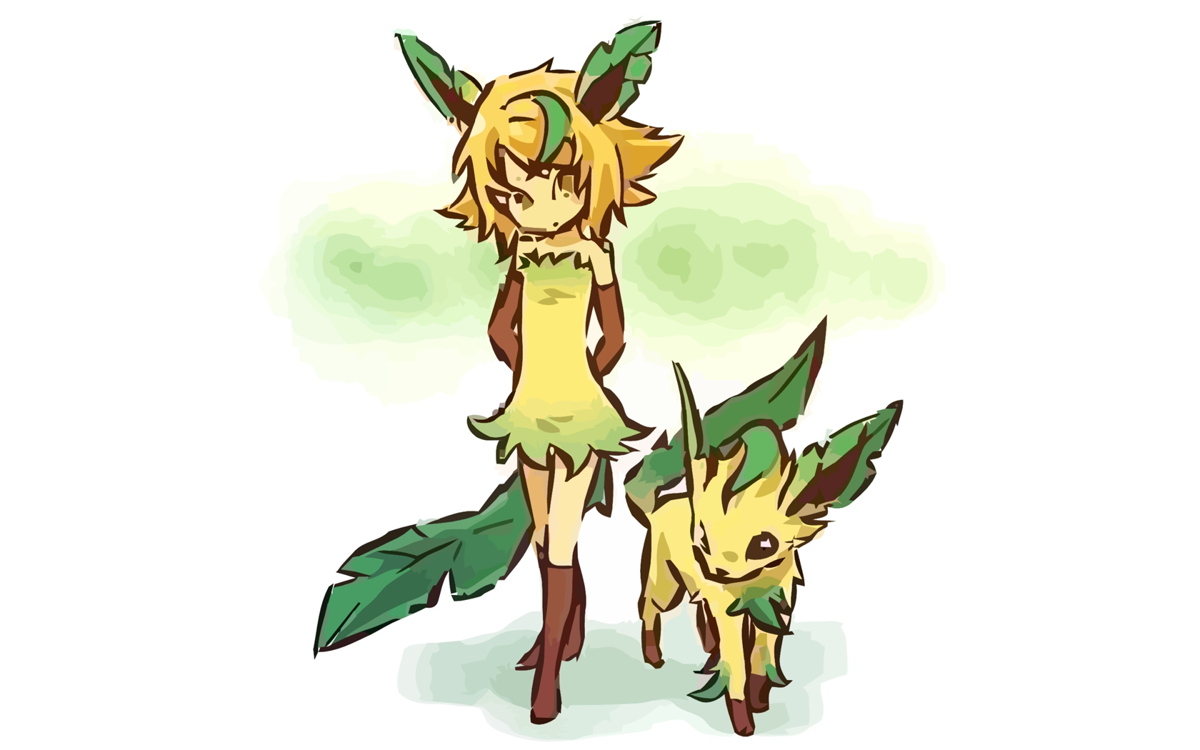 hitec, leafeon, moemon, pokemon